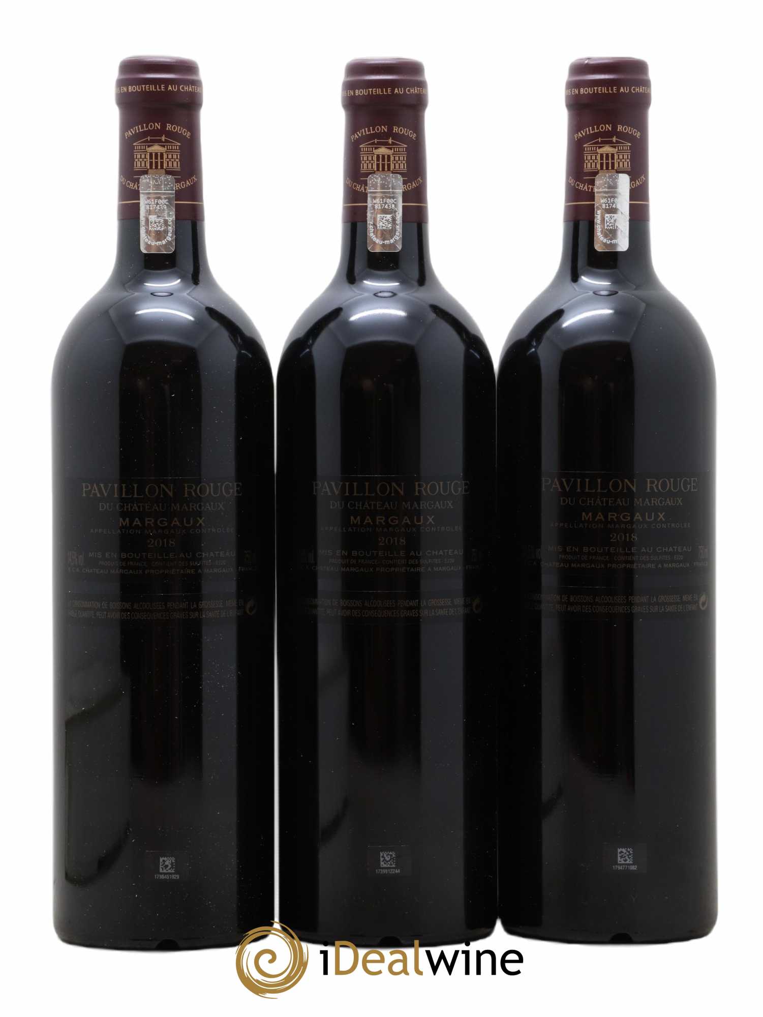 Pavillon Rouge du Château Margaux Second Vin 2018 - Lot de 3 bouteilles - 1