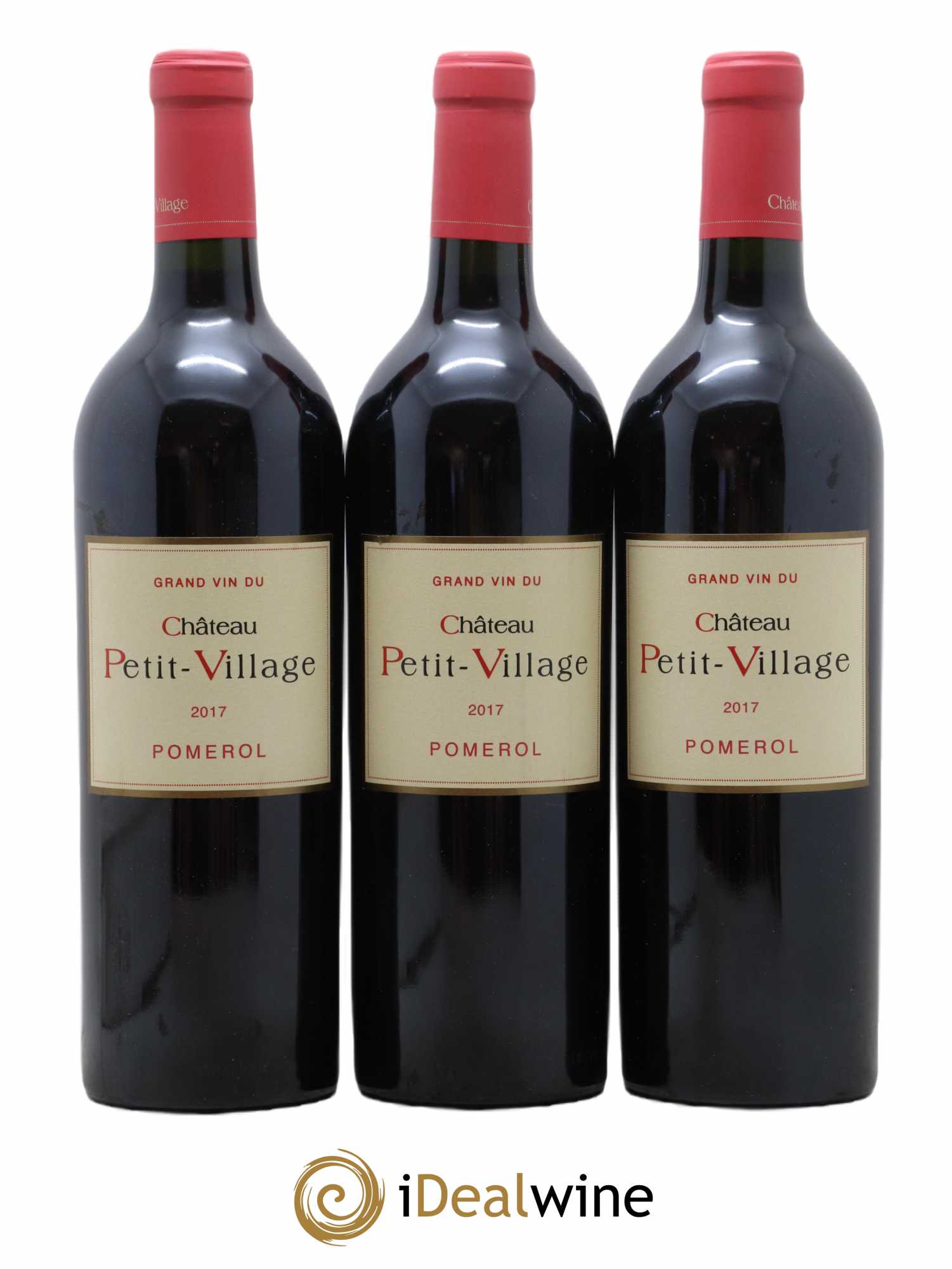 Château Petit Village 2017 - Lot de 3 bouteilles - 0