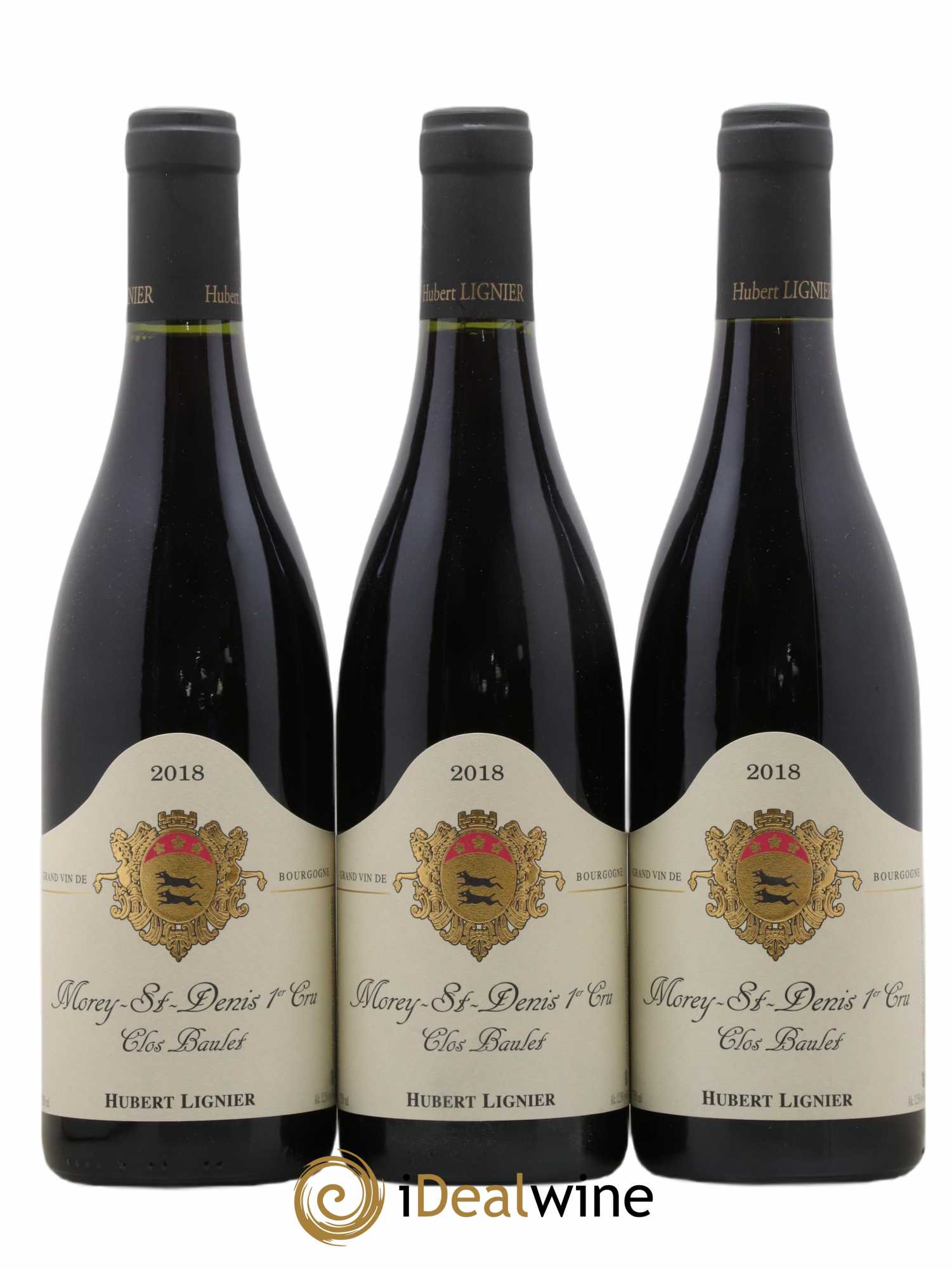 Morey Saint-Denis 1er Cru Clos Baulet Hubert Lignier (Domaine) 2018 - Lot of 3 bottles - 0