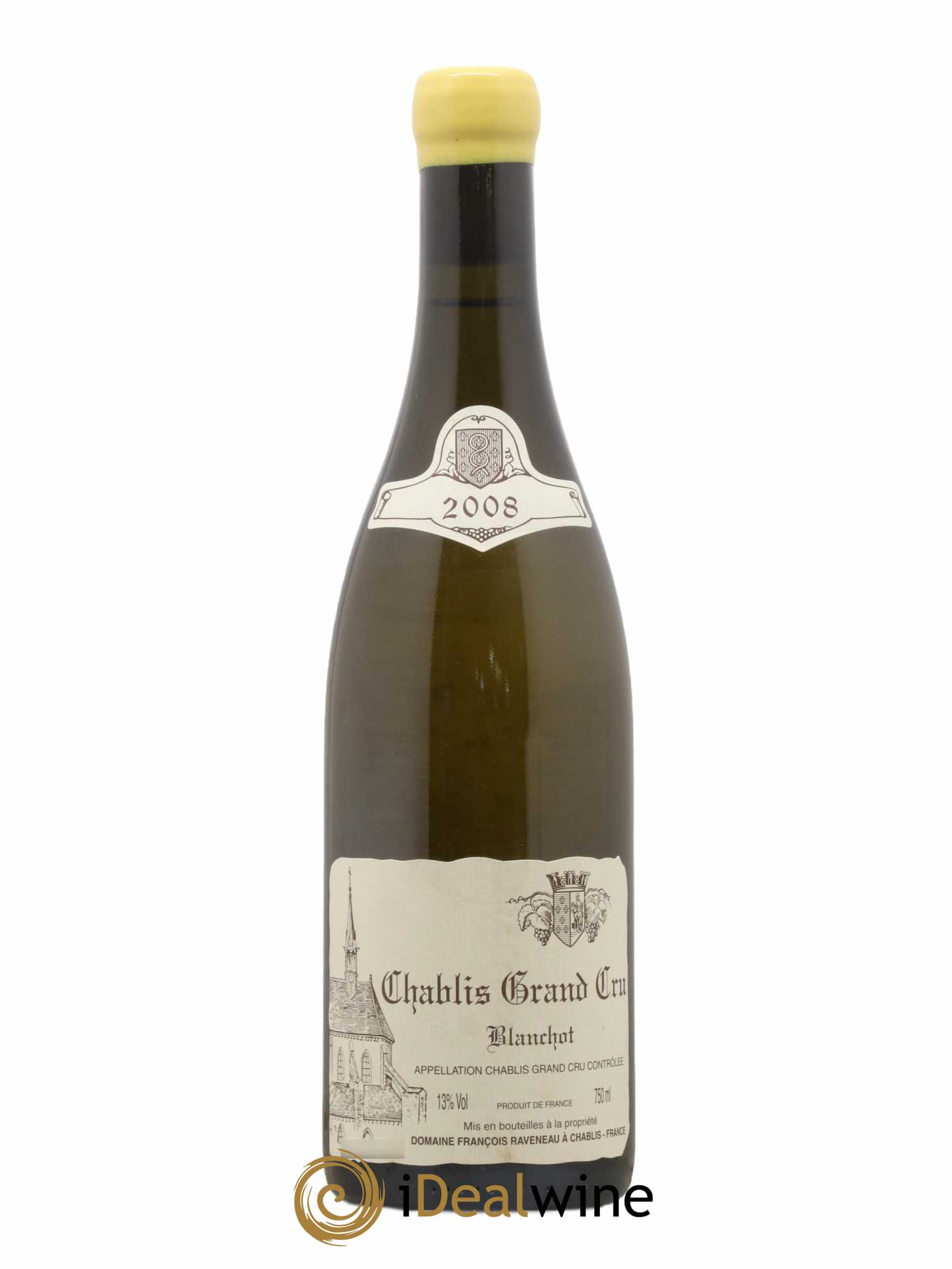 Chablis Grand Cru Blanchot Raveneau (Domaine) 2008 - Lot de 1 bouteille - 0