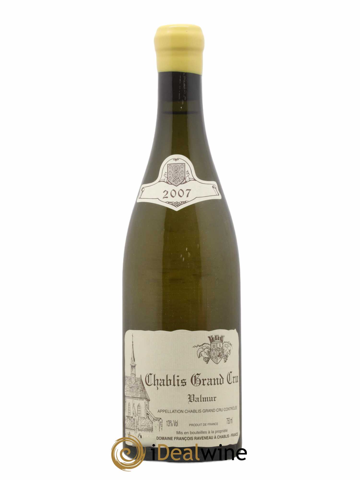 Chablis Grand Cru Valmur Raveneau (Domaine) 2007 - Lot de 1 bouteille - 0