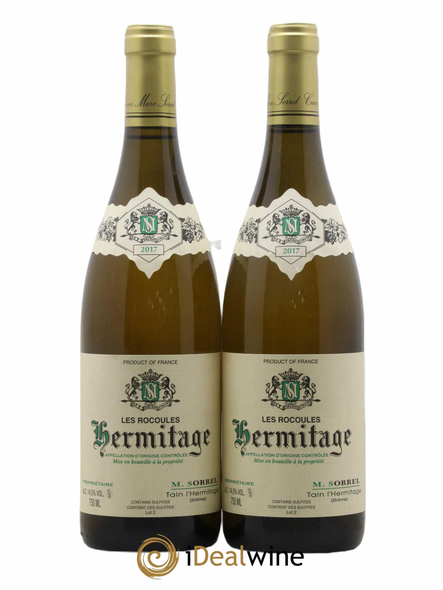 Hermitage Les Rocoules Marc Sorrel 2017 - Lot de 2 bouteilles - 0