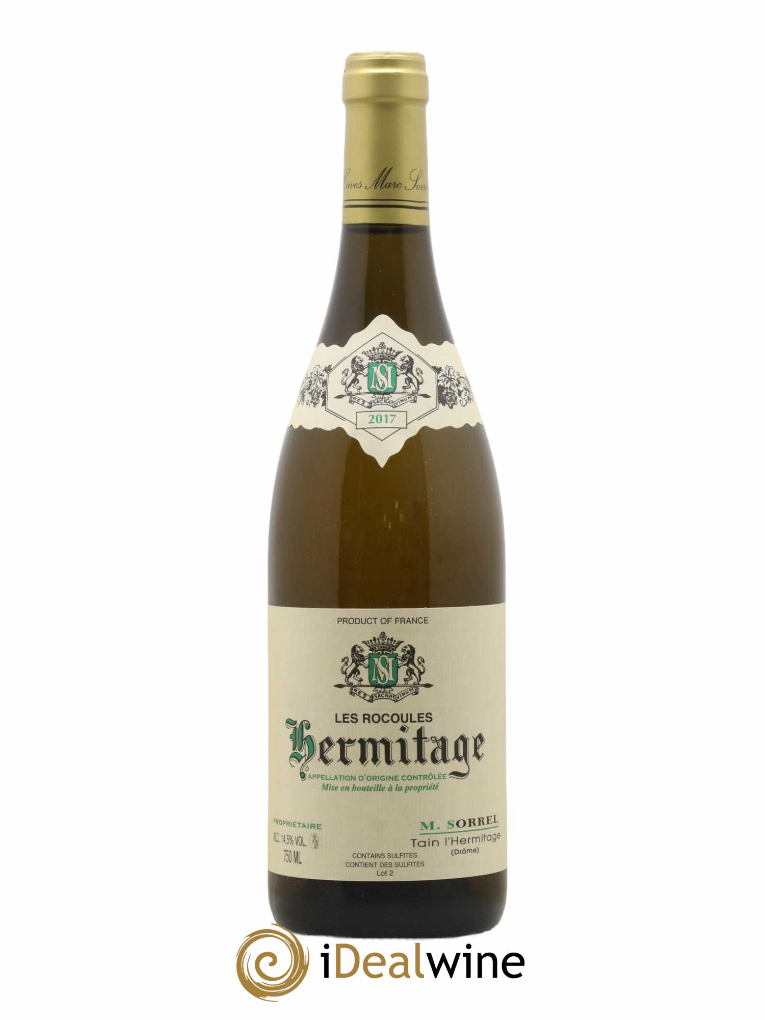 Hermitage Les Rocoules Marc Sorrel 2017 - Lot de 1 bouteille - 0