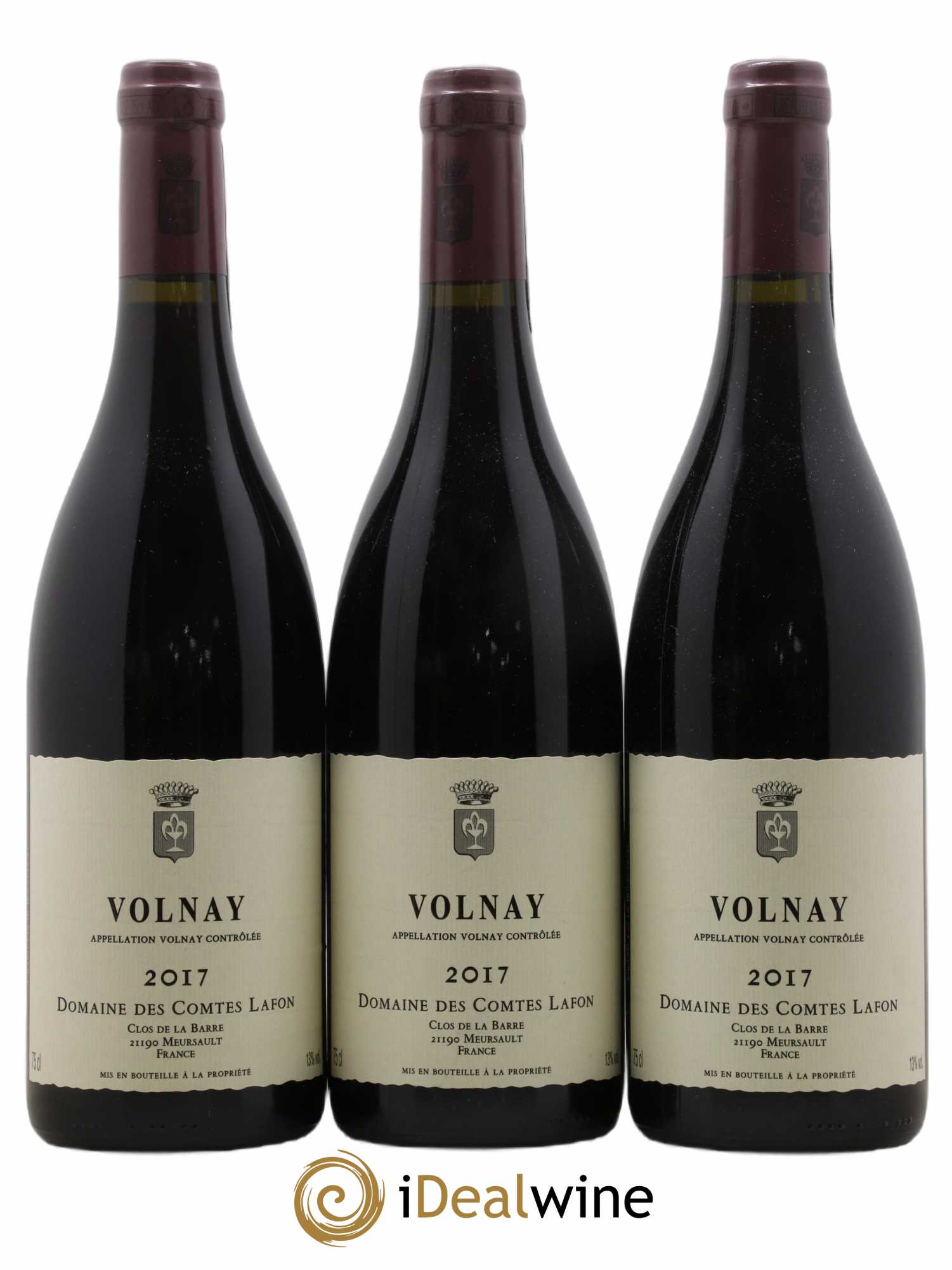 Volnay Comtes Lafon (Domaine des) 2017 - Lot de 3 bouteilles - 0