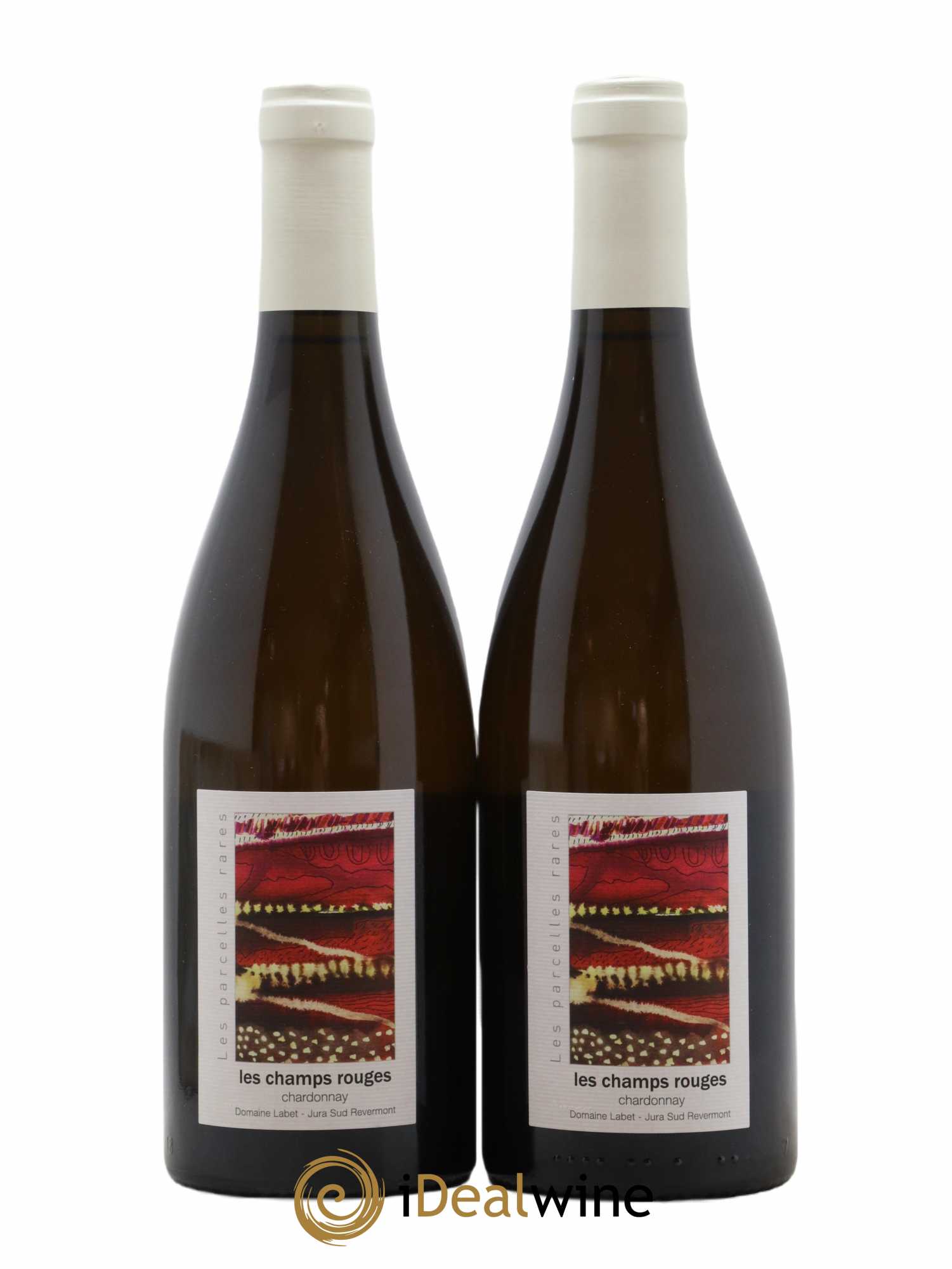 Côtes du Jura Chardonnay Les Champs Rouges Romain - Julien - Charline Labet 2020 - Lot de 2 bouteilles - 0