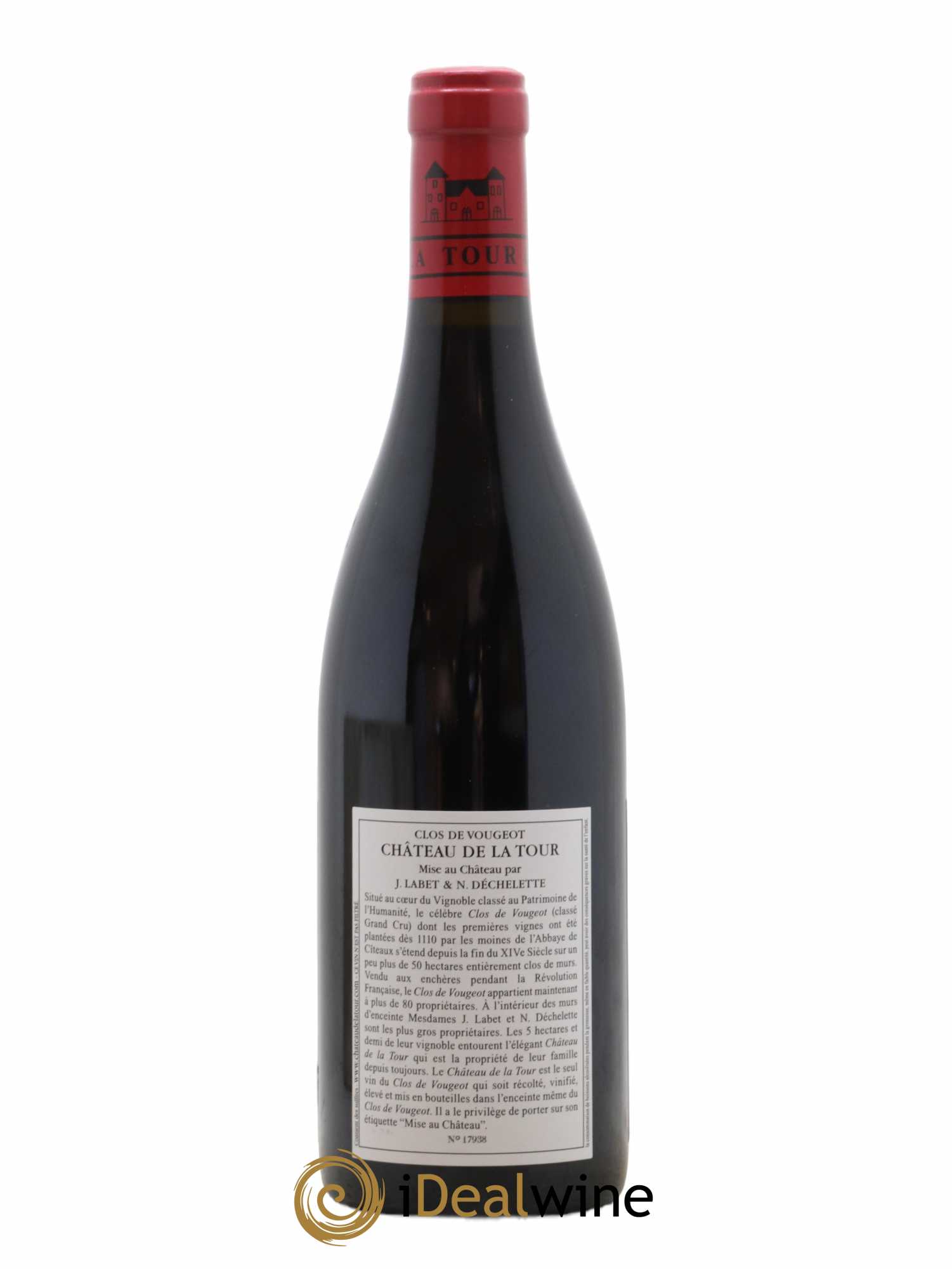 Clos de Vougeot Grand Cru Château de La Tour 2018 - Lot of 1 bottle - 1