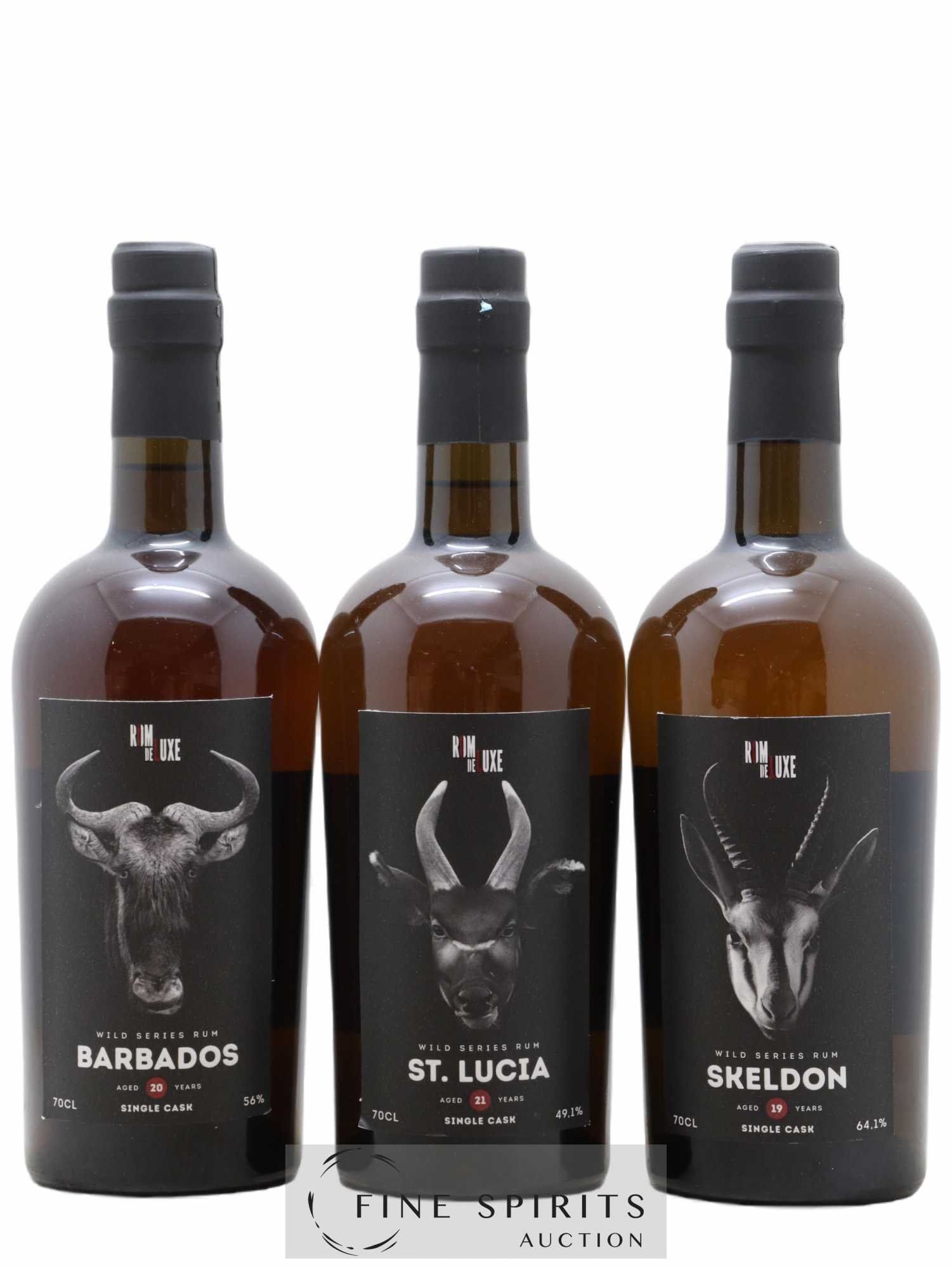 Rom de Luxe Of. Wild Series Tasting Kit 3x70cl Volume 1 - Lot of 1 bottle - 1