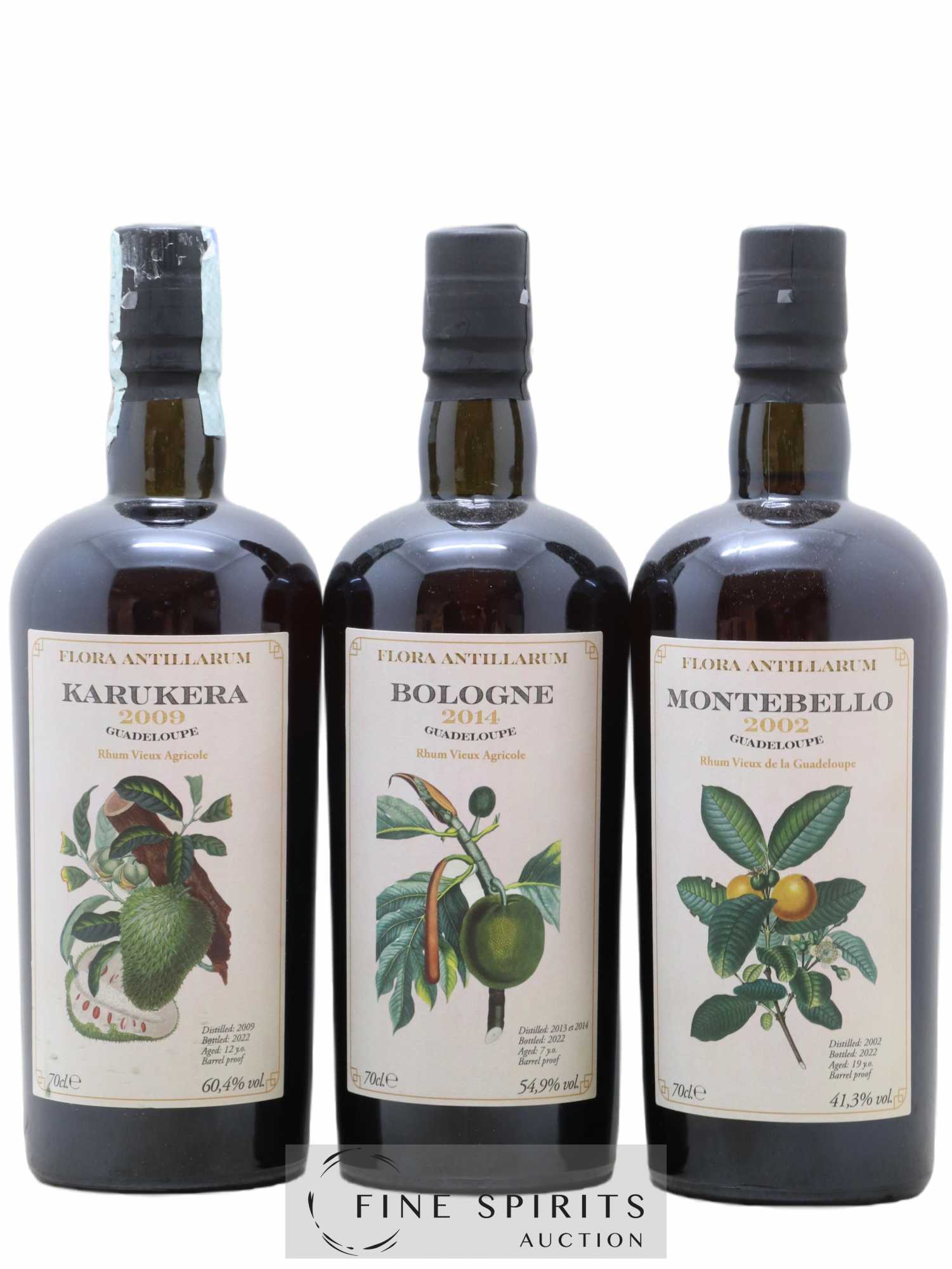 Velier Of. Flora Antillarum Kit 3x70cl - Lot de 1 bouteille - 1