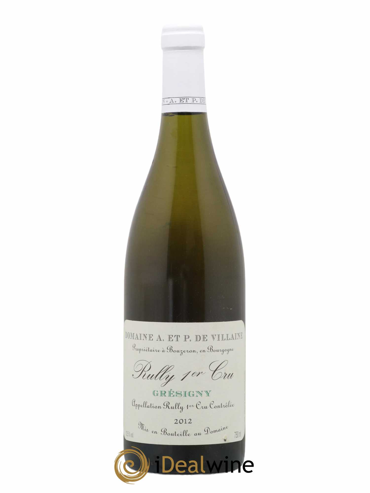 Rully 1er Cru Grésigny Domaine de Villaine 2012 - Lot de 1 bouteille - 0