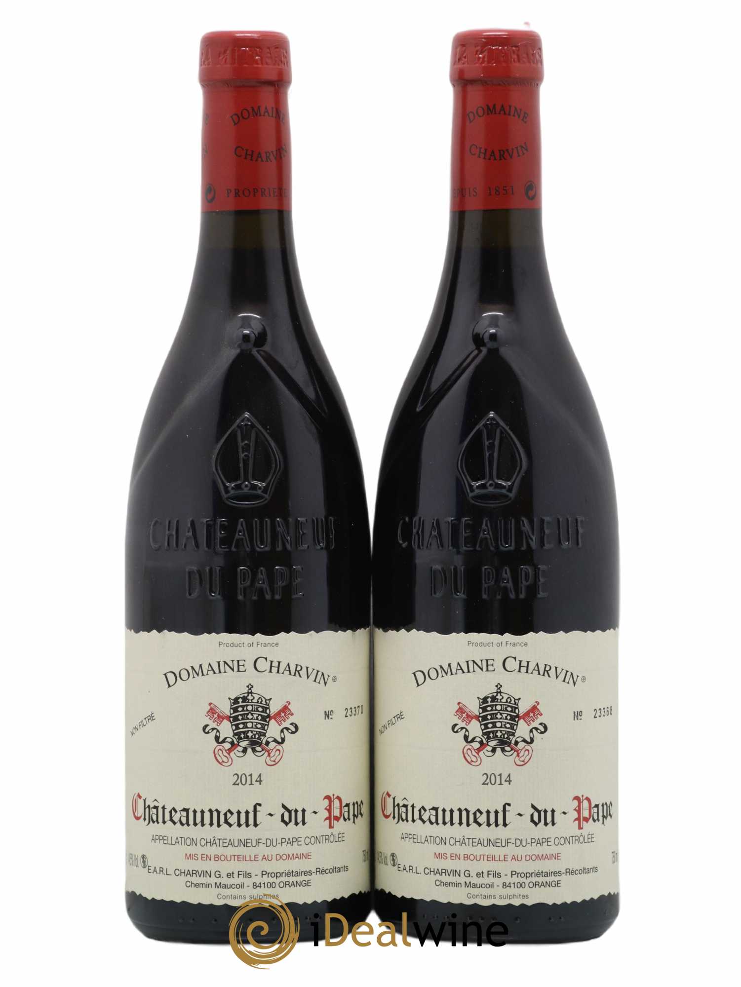 Châteauneuf-du-Pape Charvin (Domaine) 2014 - Lot de 2 bouteilles - 0