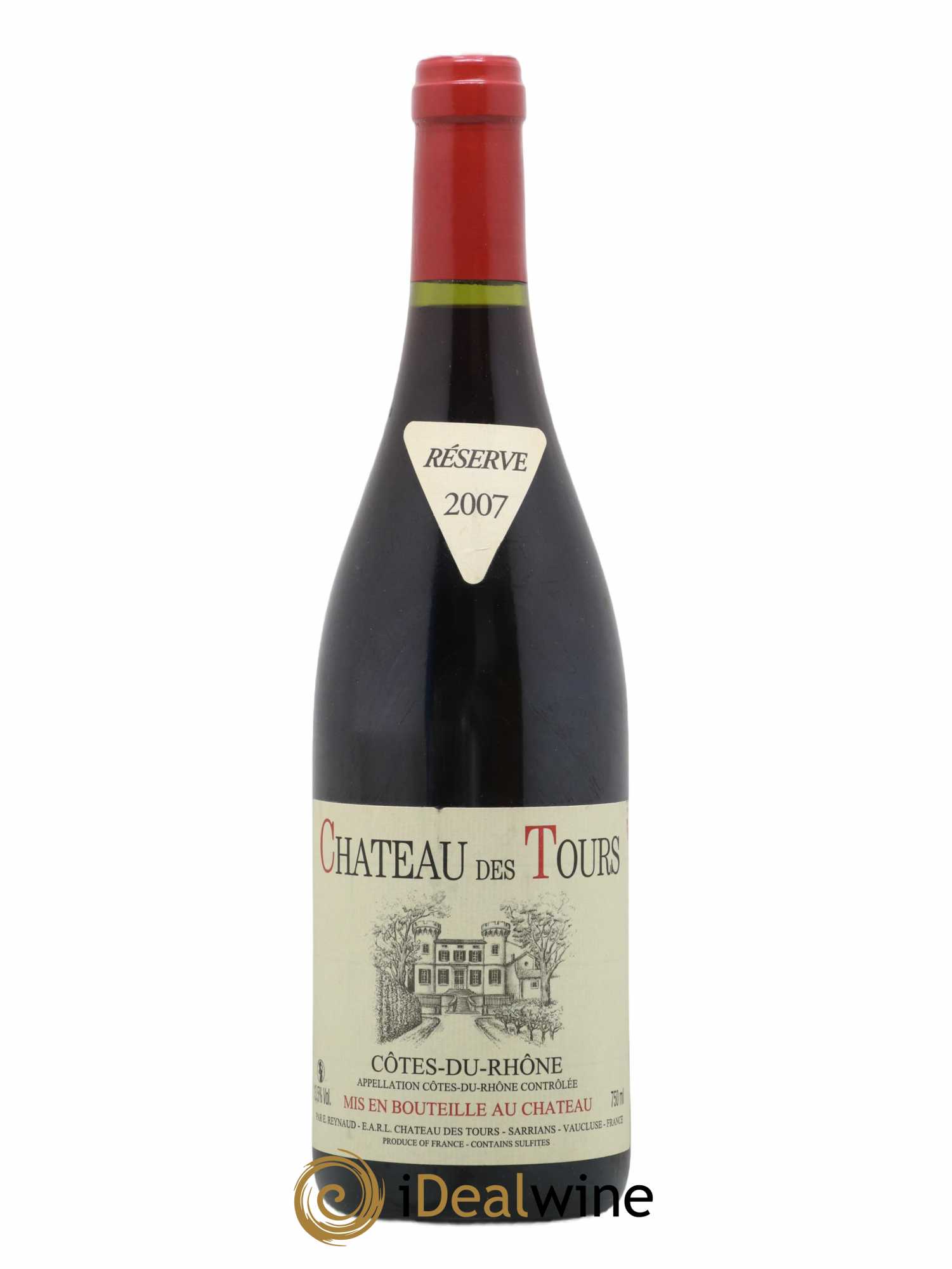 Côtes-du-Rhône Château des Tours Emmanuel Reynaud 2007 - Lot de 1 bouteille - 0