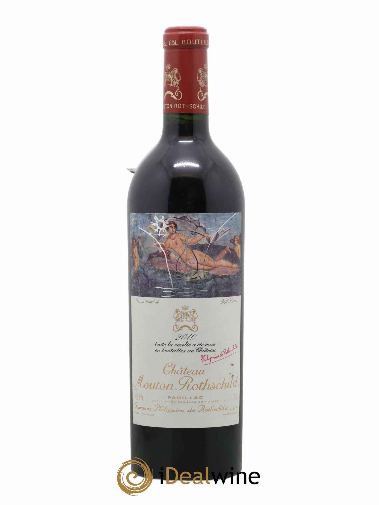 Château Mouton Rothschild 1er Grand Cru Classé 2010 - Lot de 1 bouteille - 0