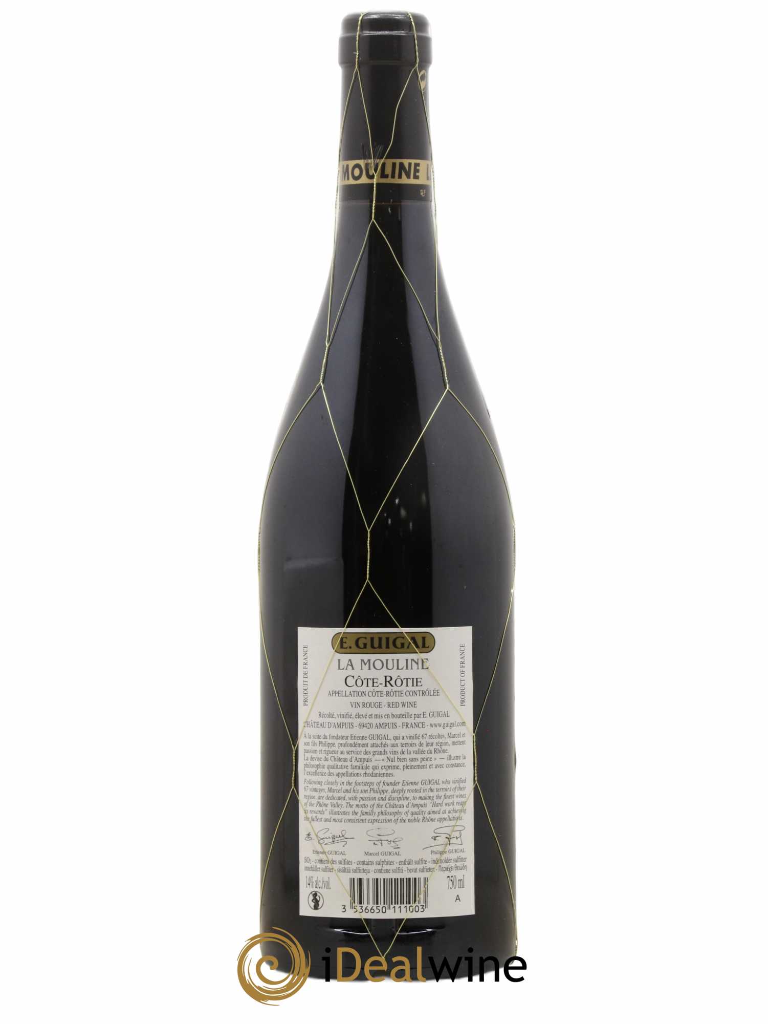 Côte-Rôtie La Mouline Guigal 2015 - Lot of 1 bottle - 1