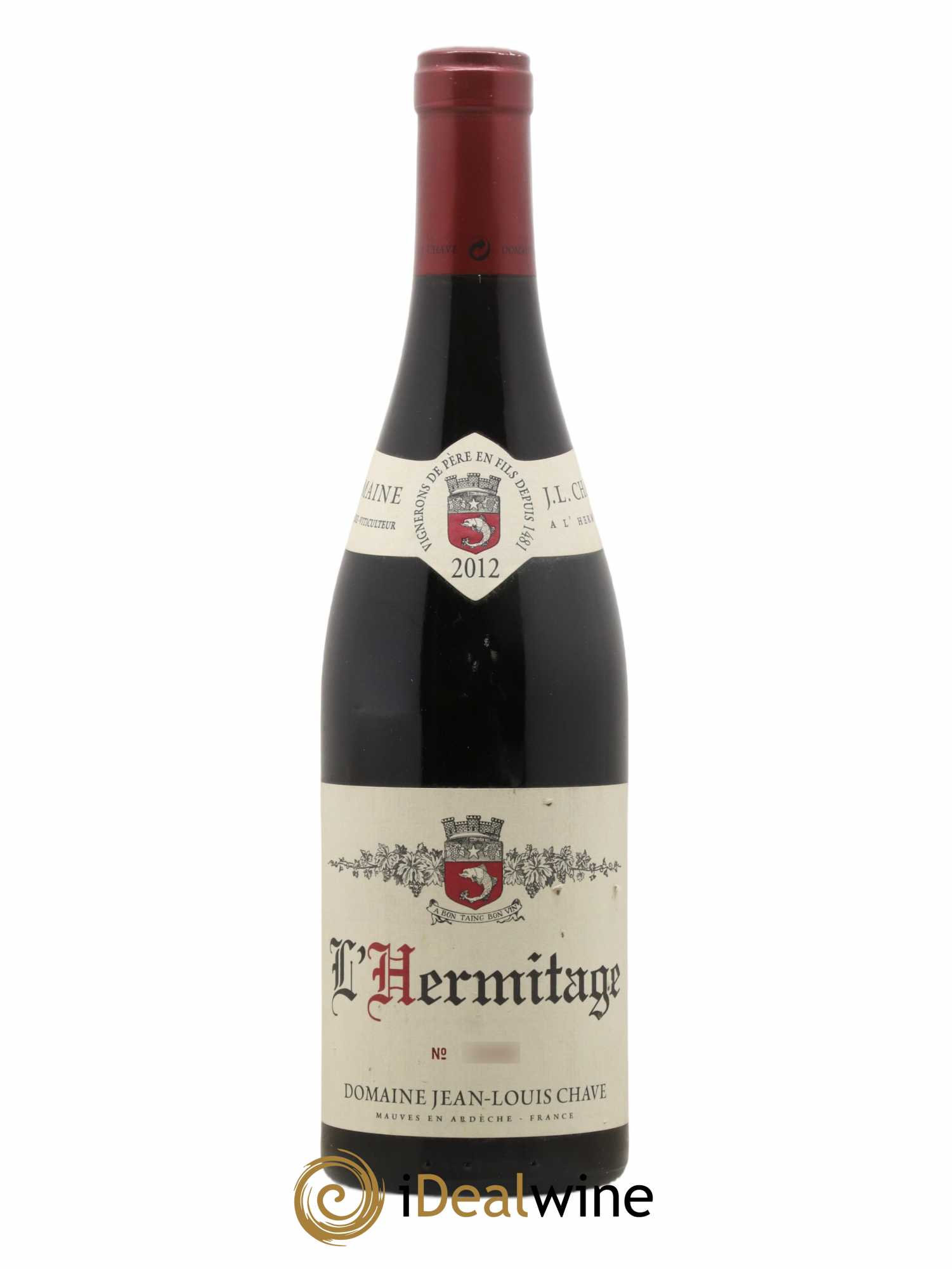 Hermitage Jean-Louis Chave 2012 - Lot de 1 bouteille - 0