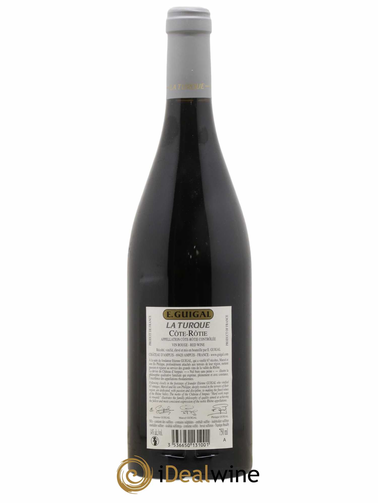Côte-Rôtie La Turque Guigal 2015 - Lot of 1 bottle - 1