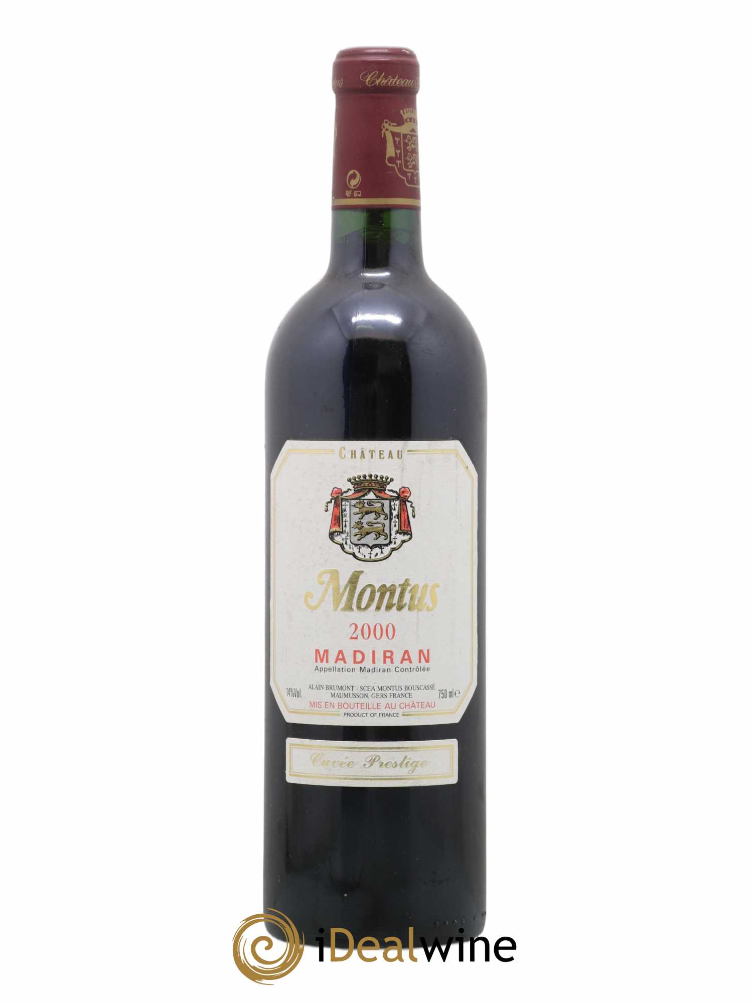 Madiran Château Montus-Prestige Alain Brumont 2000 - Lot de 1 bouteille - 0