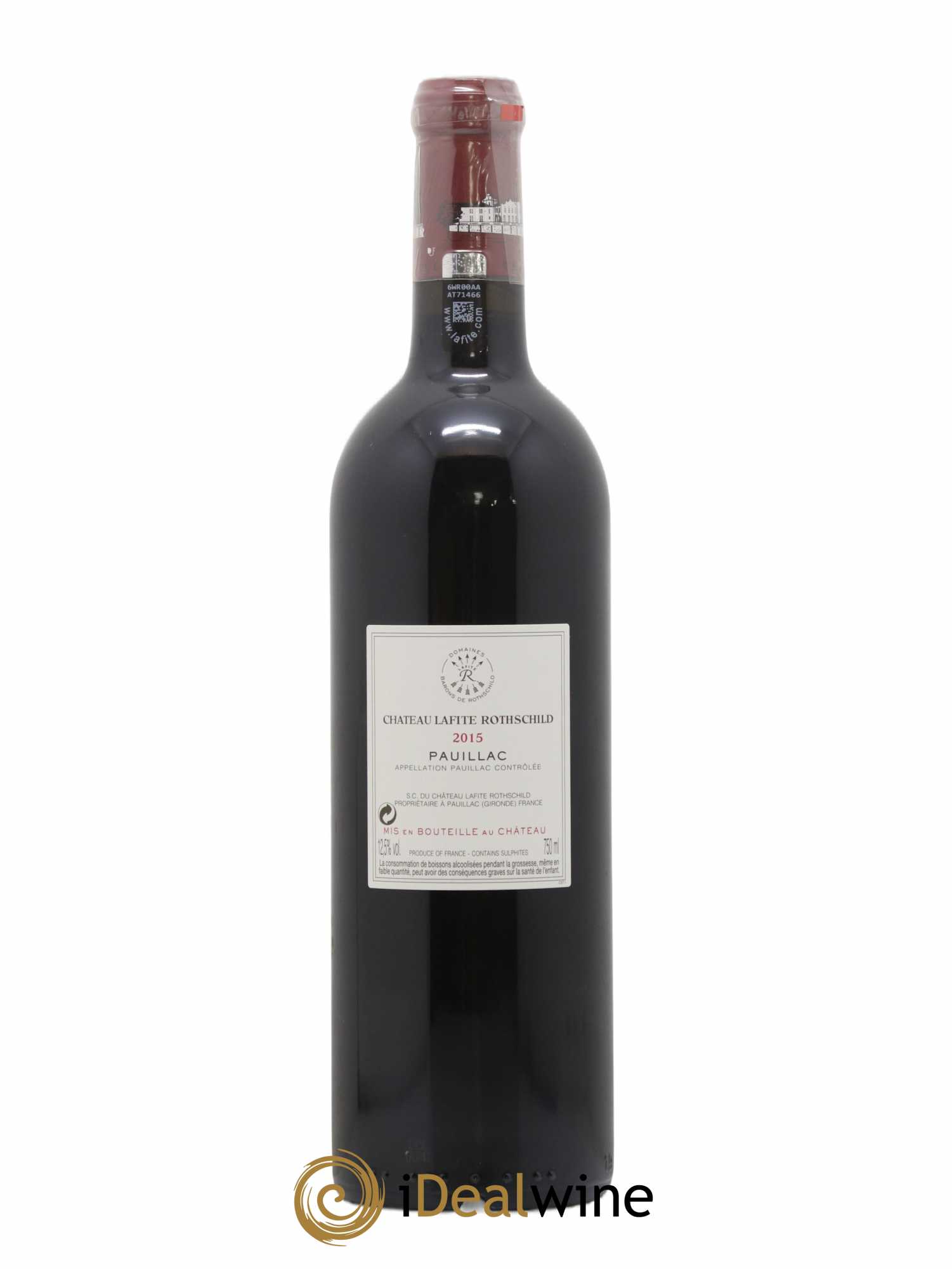 Château Lafite Rothschild 1er Grand Cru Classé 2015 - Lot de 1 bouteille - 1