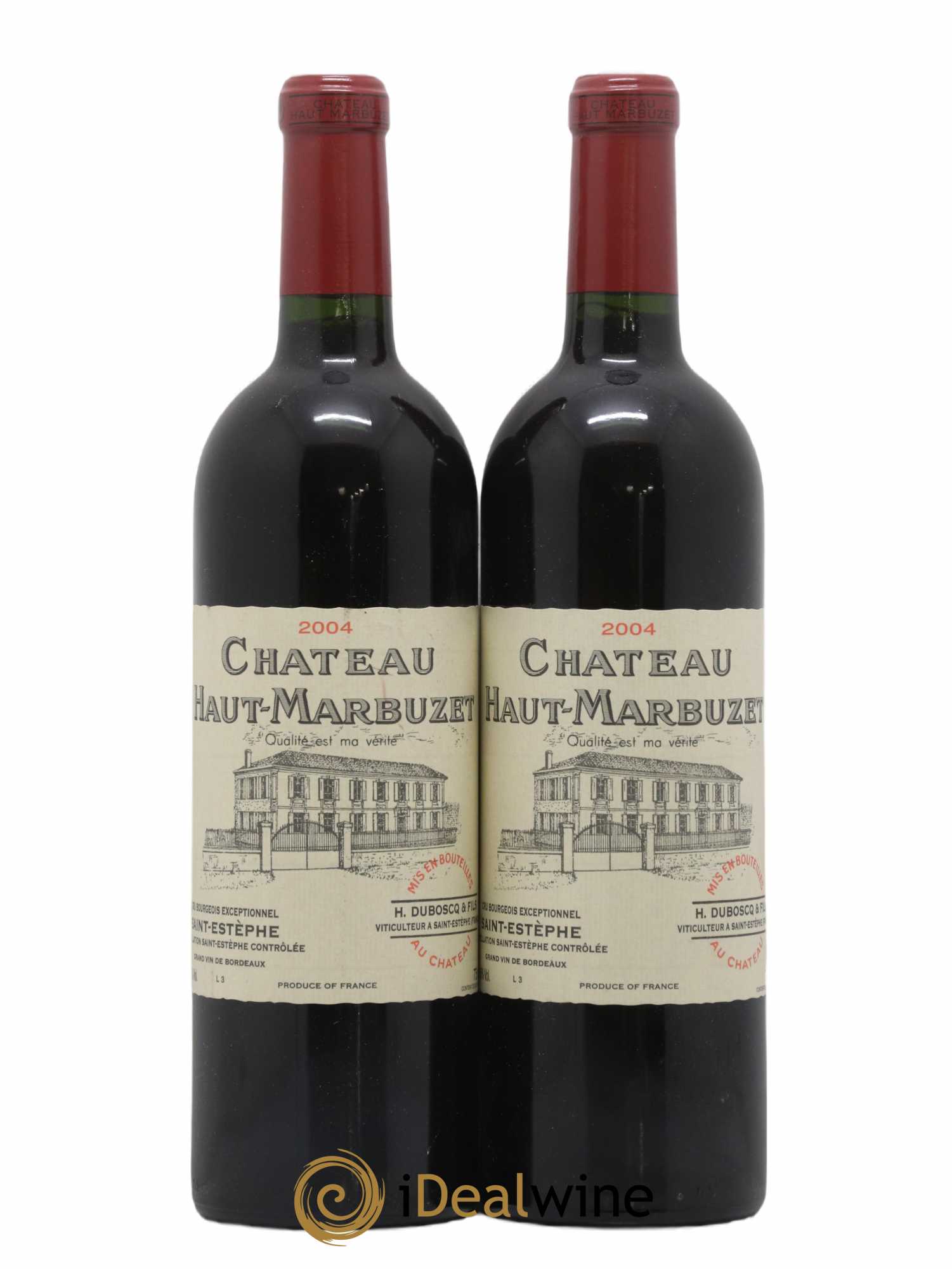 Château Haut Marbuzet 2004 - Lot de 2 bouteilles - 0