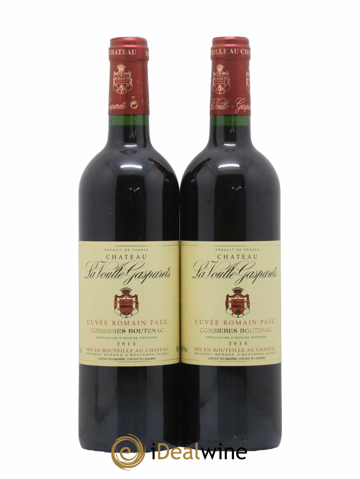 Corbières Boutenac La Voulte-Gasparets Cuvée Romain Pauc Patrick Reverdy 2014 - Lot de 2 bouteilles - 0