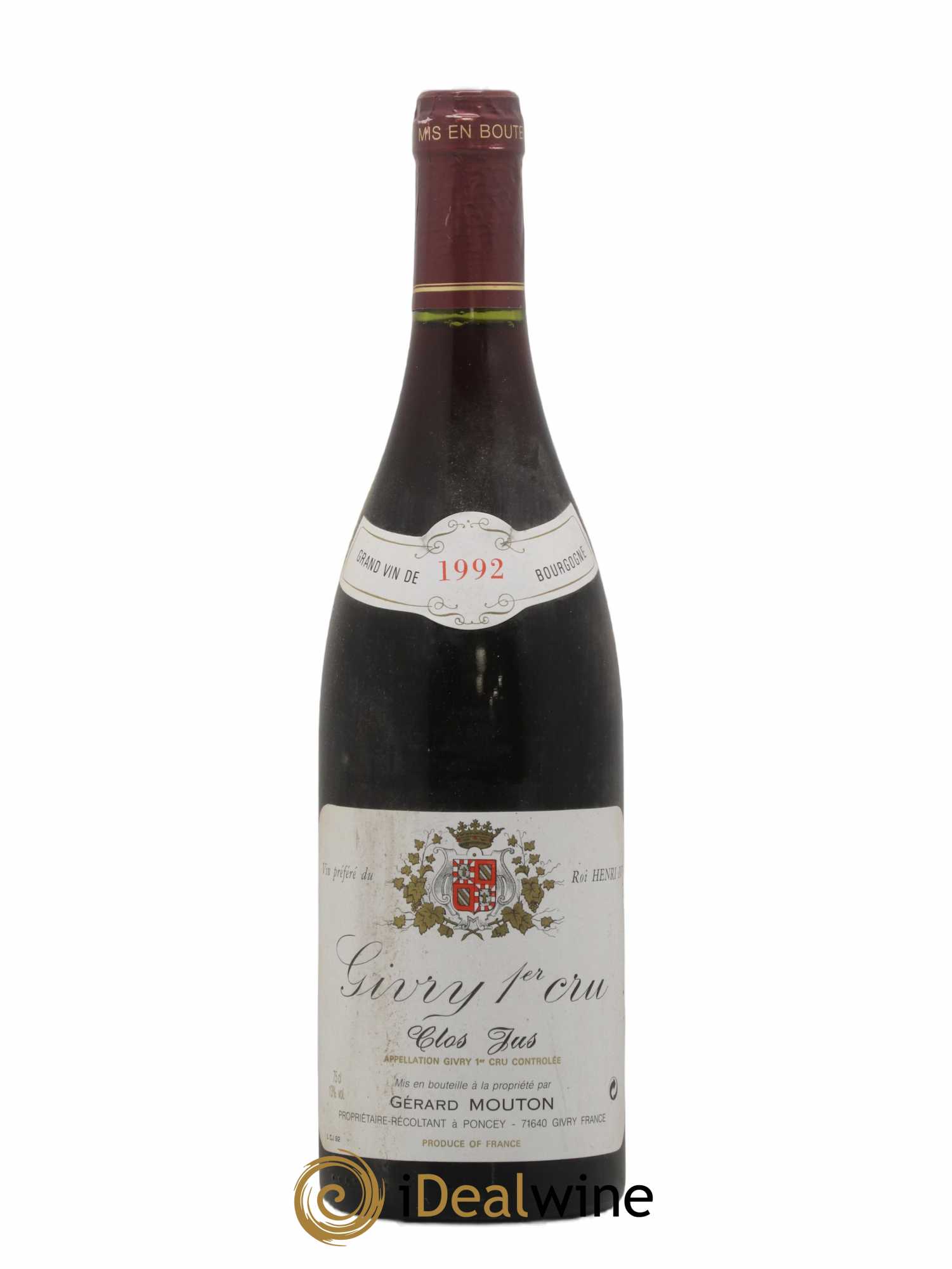 Givry 1er Cru 1992 - Posten von 1 Flasche - 0