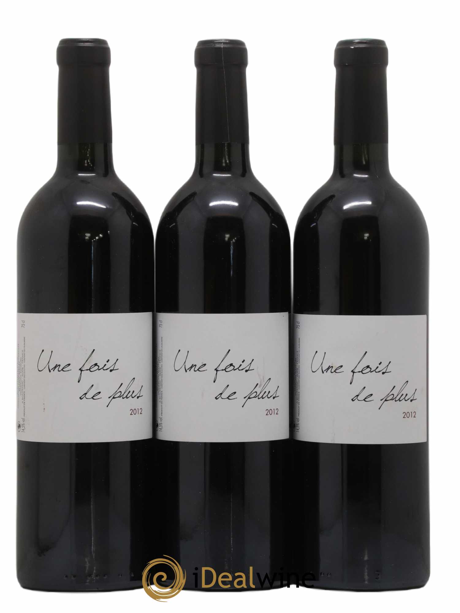 Corbières Château La Voulte-Gasparets Réservée Patrick Reverdy Une fois de plus 2012 - Lot de 3 bouteilles - 0