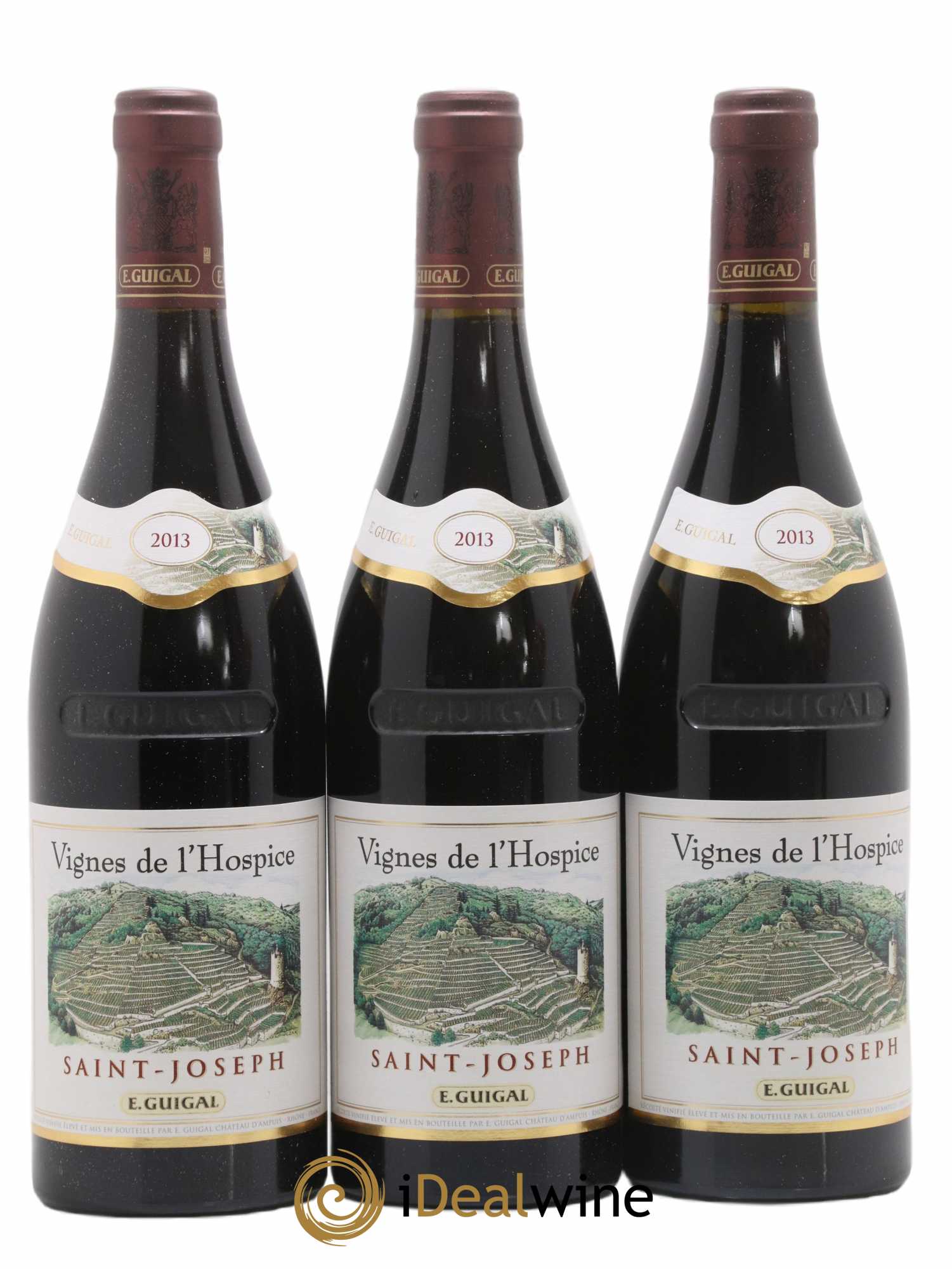 Saint-Joseph Vignes de l'Hospice Guigal 2013 - Lot de 3 bouteilles - 0
