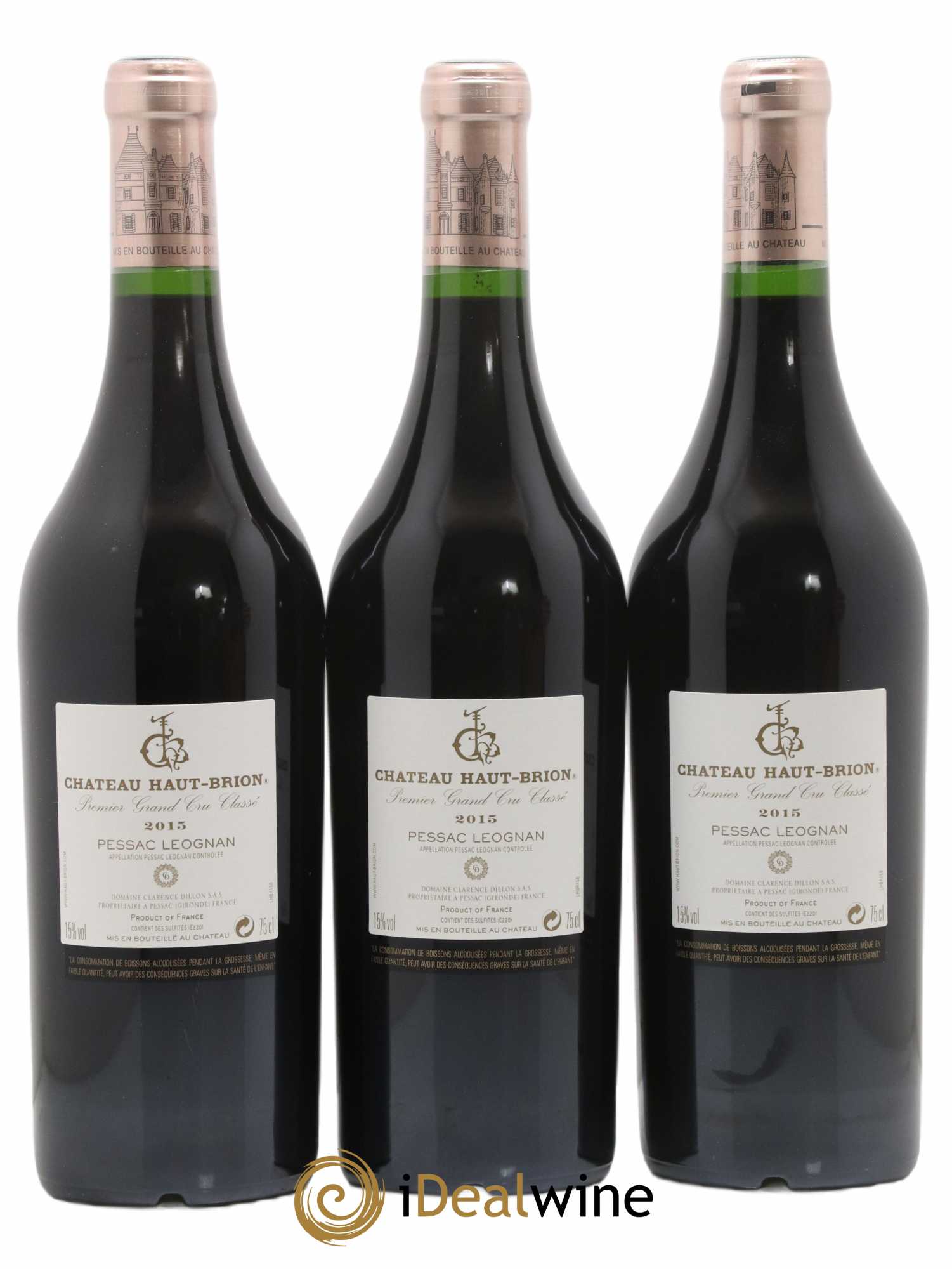 Château Haut Brion 1er Grand Cru Classé 2015 - Posten von 6 Flaschen - 4