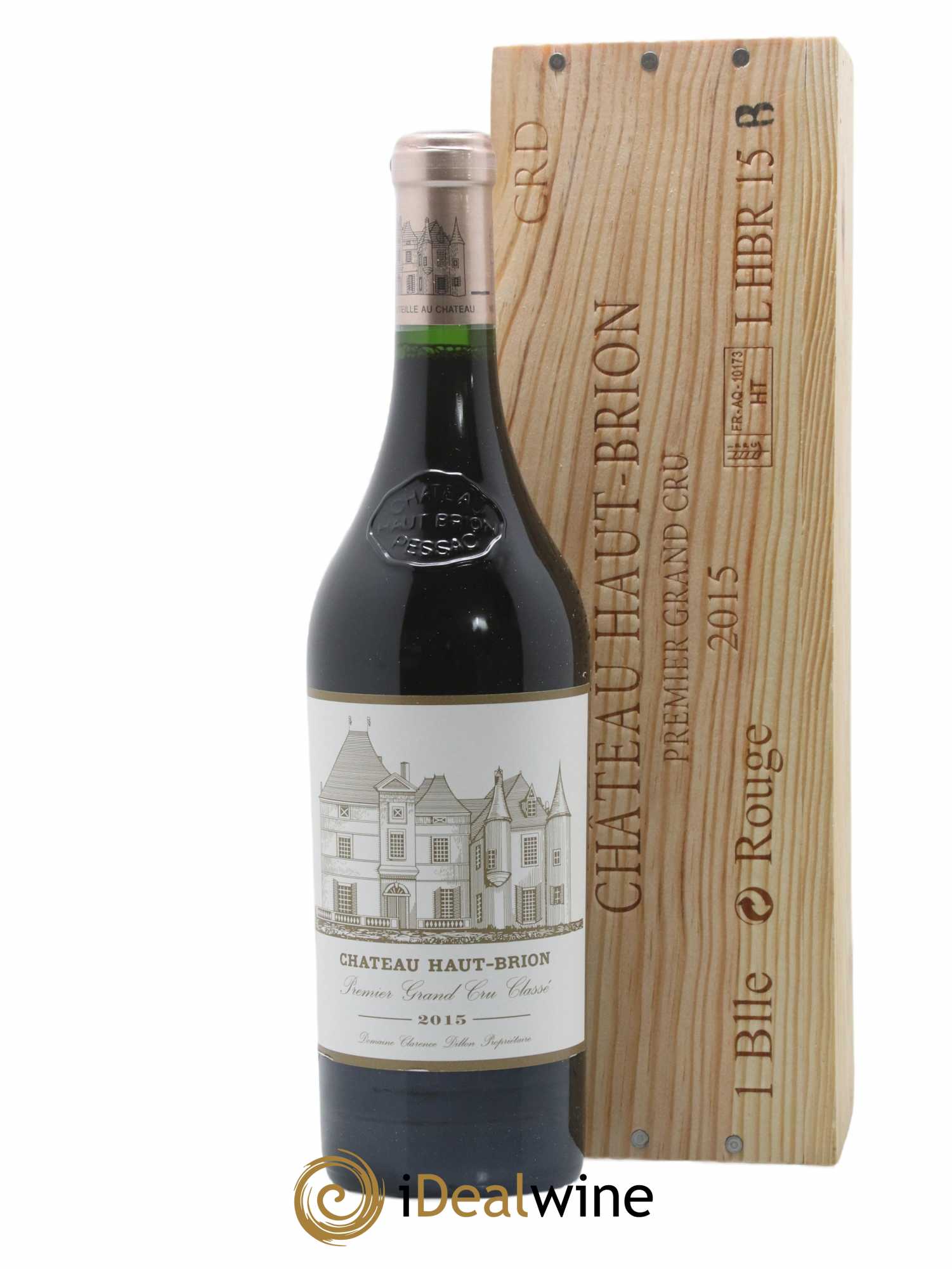Château Haut Brion 1er Grand Cru Classé 2015 - Lot de 1 bouteille - 0