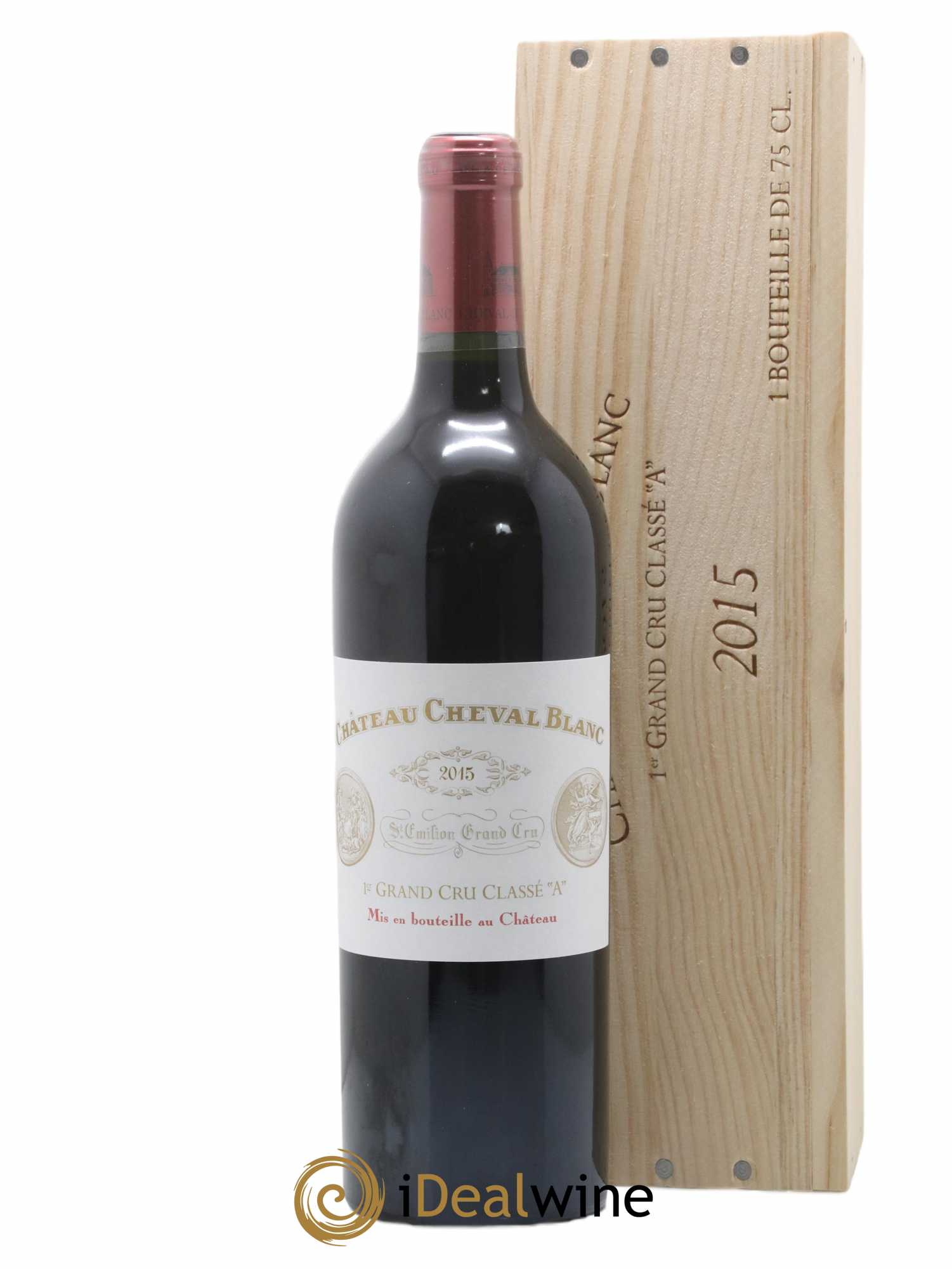 Château Cheval Blanc 1er Grand Cru Classé A 2015 - Lot de 1 bouteille - 0