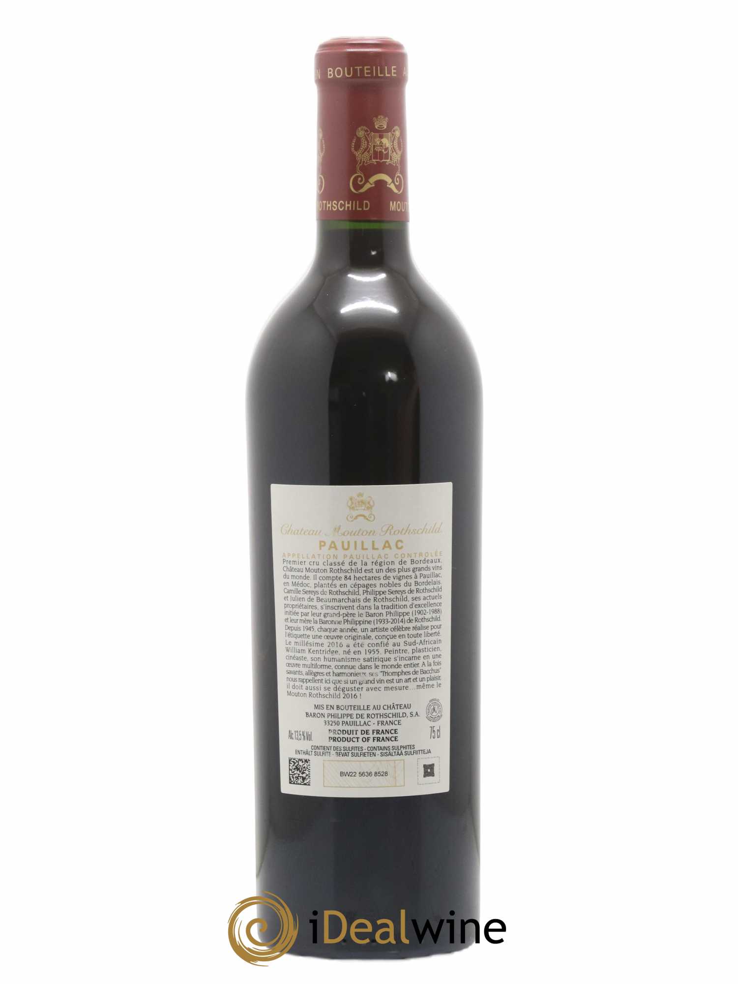 Château Mouton Rothschild 1er Grand Cru Classé 2016 - Lotto di 1 bottiglia - 2