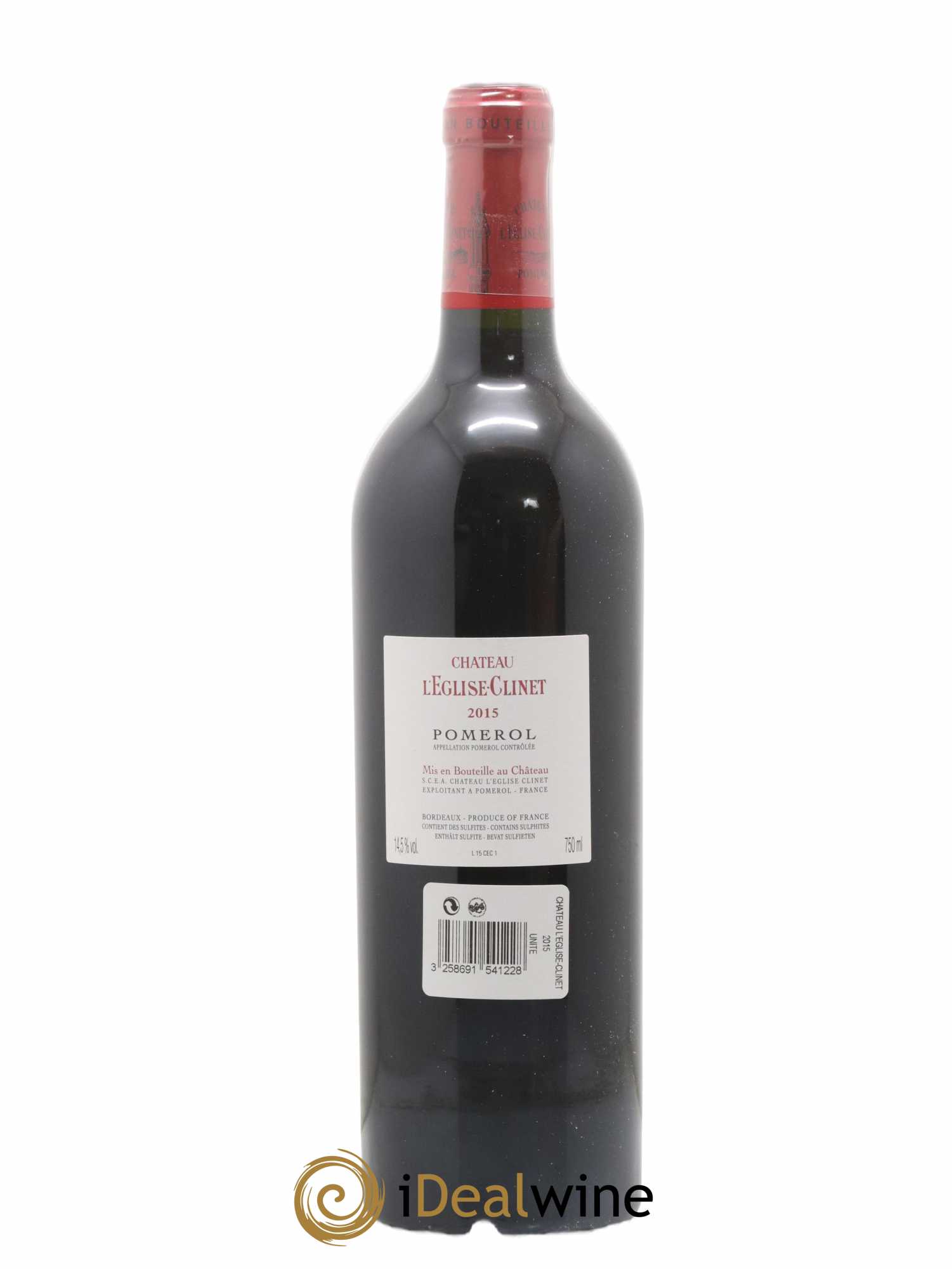 Château l' Église Clinet 2015 - Lot de 1 bouteille - 2