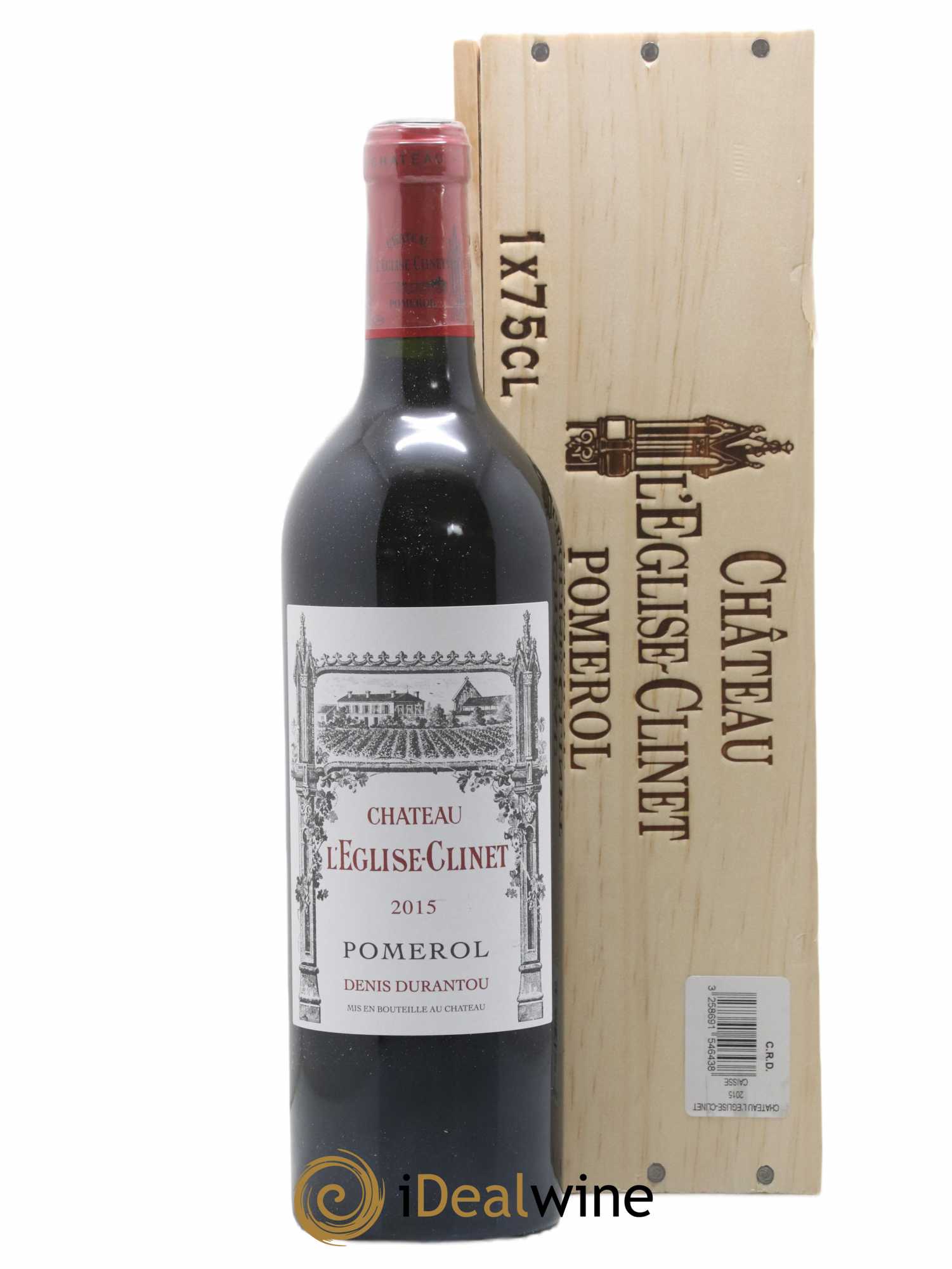 Château l' Église Clinet 2015 - Lot de 1 bouteille - 0