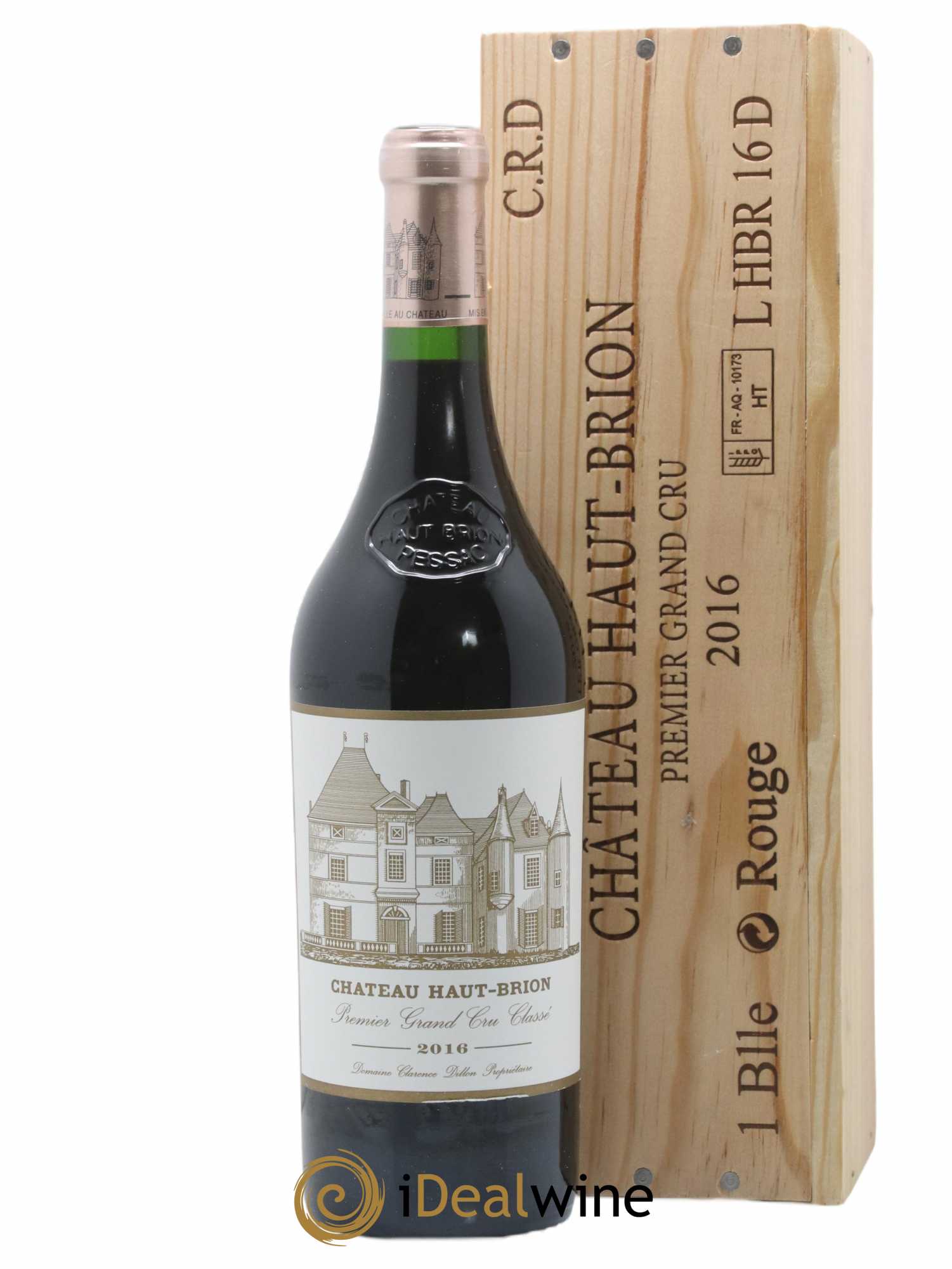 Château Haut Brion 1er Grand Cru Classé 2016 - Lot de 1 bouteille - 0