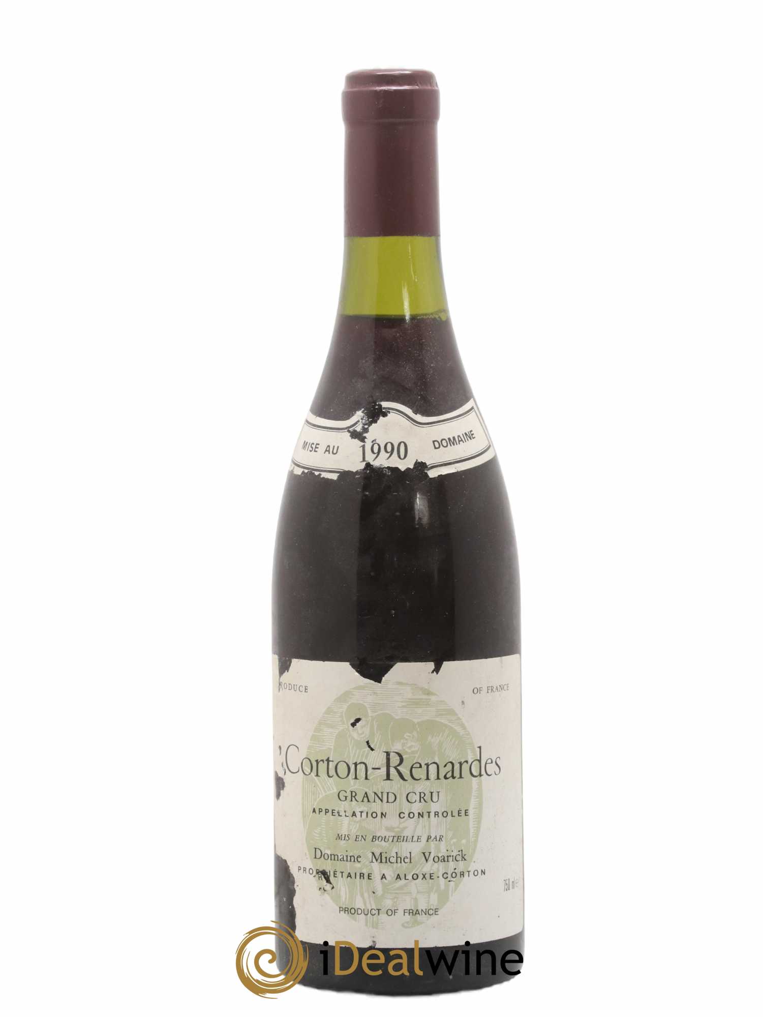 Corton Grand Cru Renarde Voarick 1990 - Lot de 1 bouteille - 0