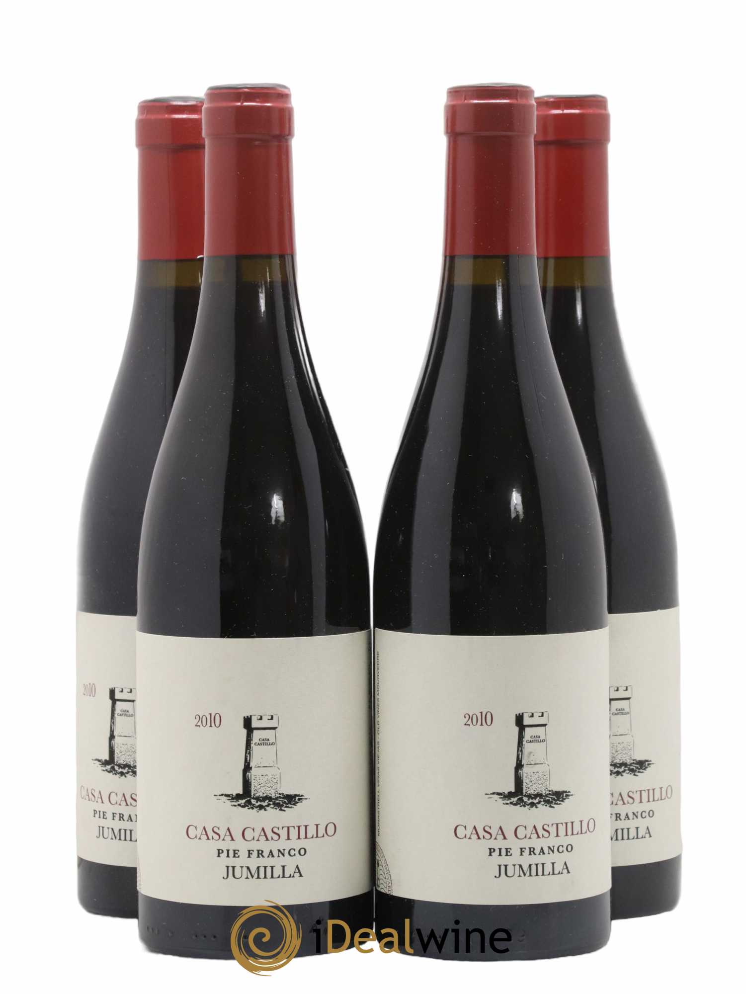 Jumilla Pie Franco Casa Castillo 2010 - Lot de 4 bouteilles - 0
