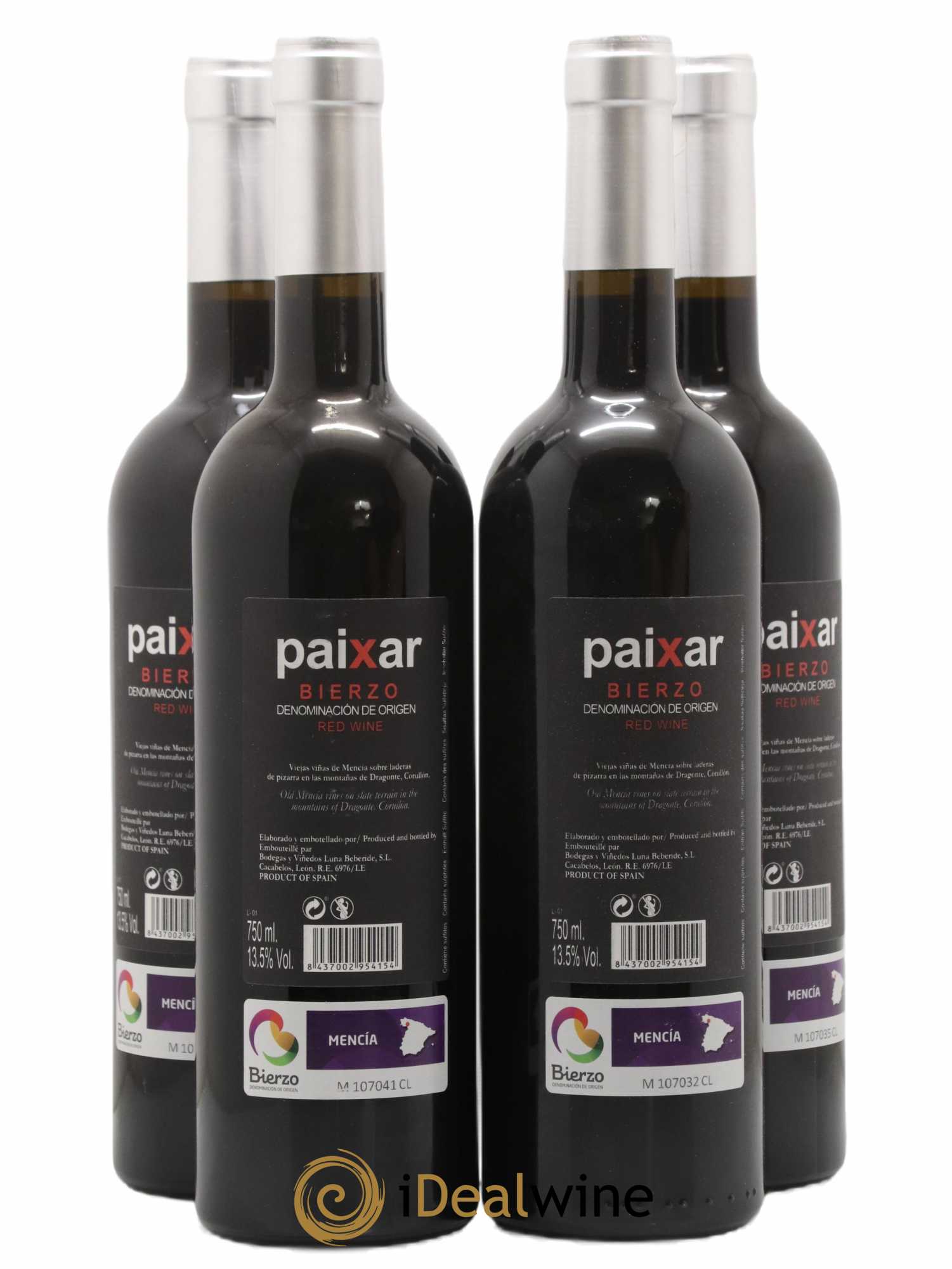 Bierzo DO Dragonte Paixar 2018 - Posten von 4 Flaschen - 1