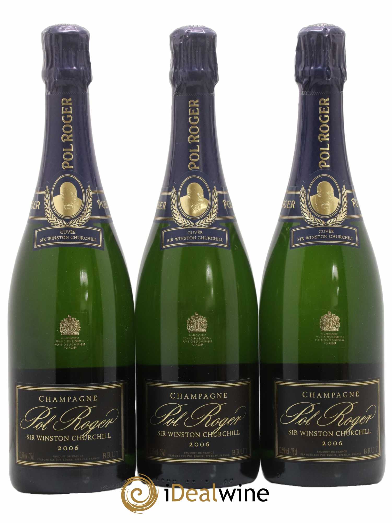 Cuvée Winston Churchill Pol Roger 2006 - Lot de 3 bouteilles - 0
