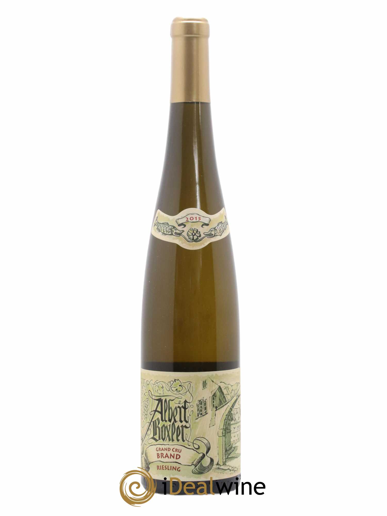 Alsace Riesling Grand Cru Brand Albert Boxler 2015 - Lot de 1 bouteille - 0
