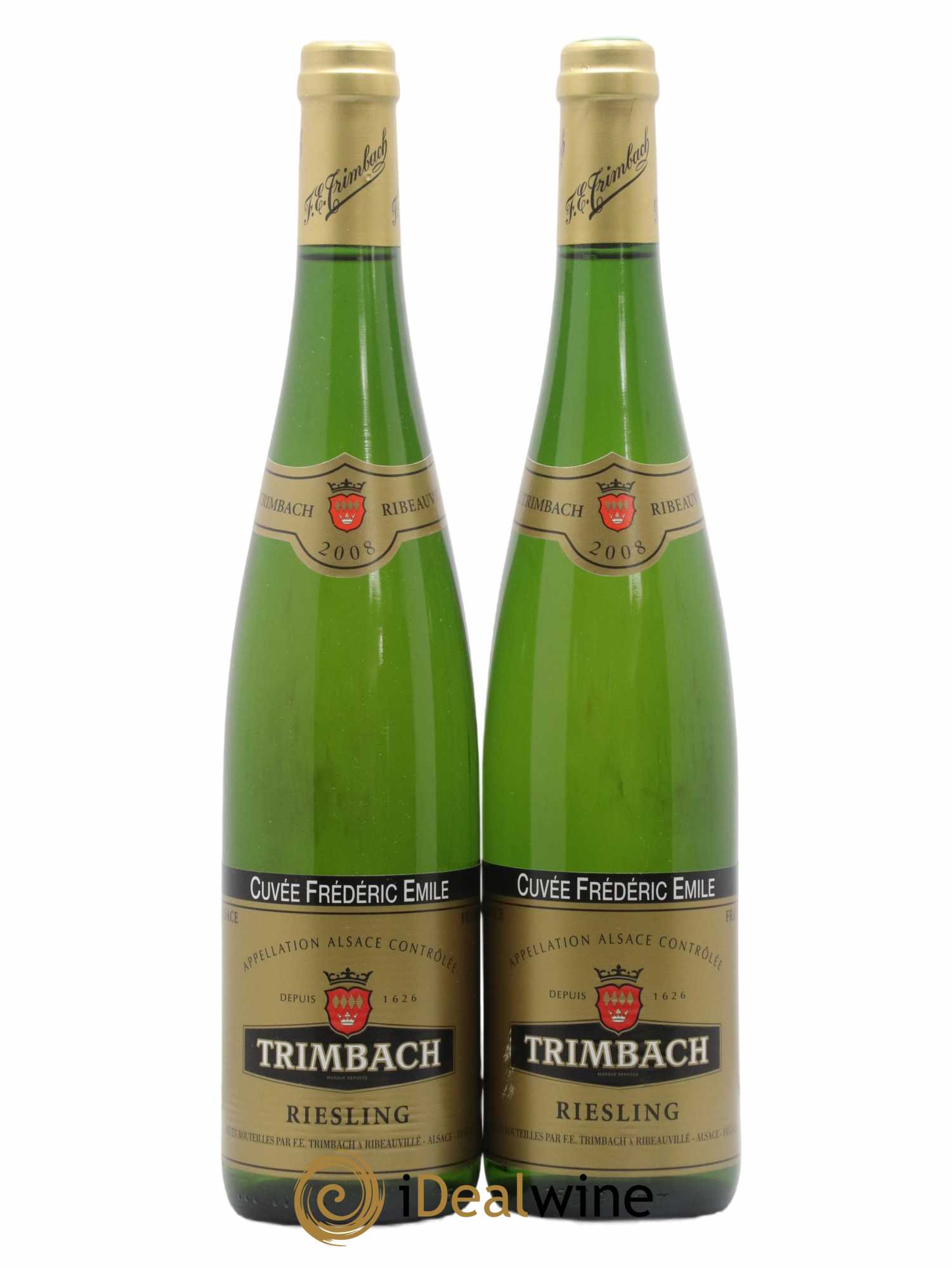 Alsace Riesling Cuvée Frédéric Emile Trimbach (Domaine) 2008 - Lot de 2 bouteilles - 0