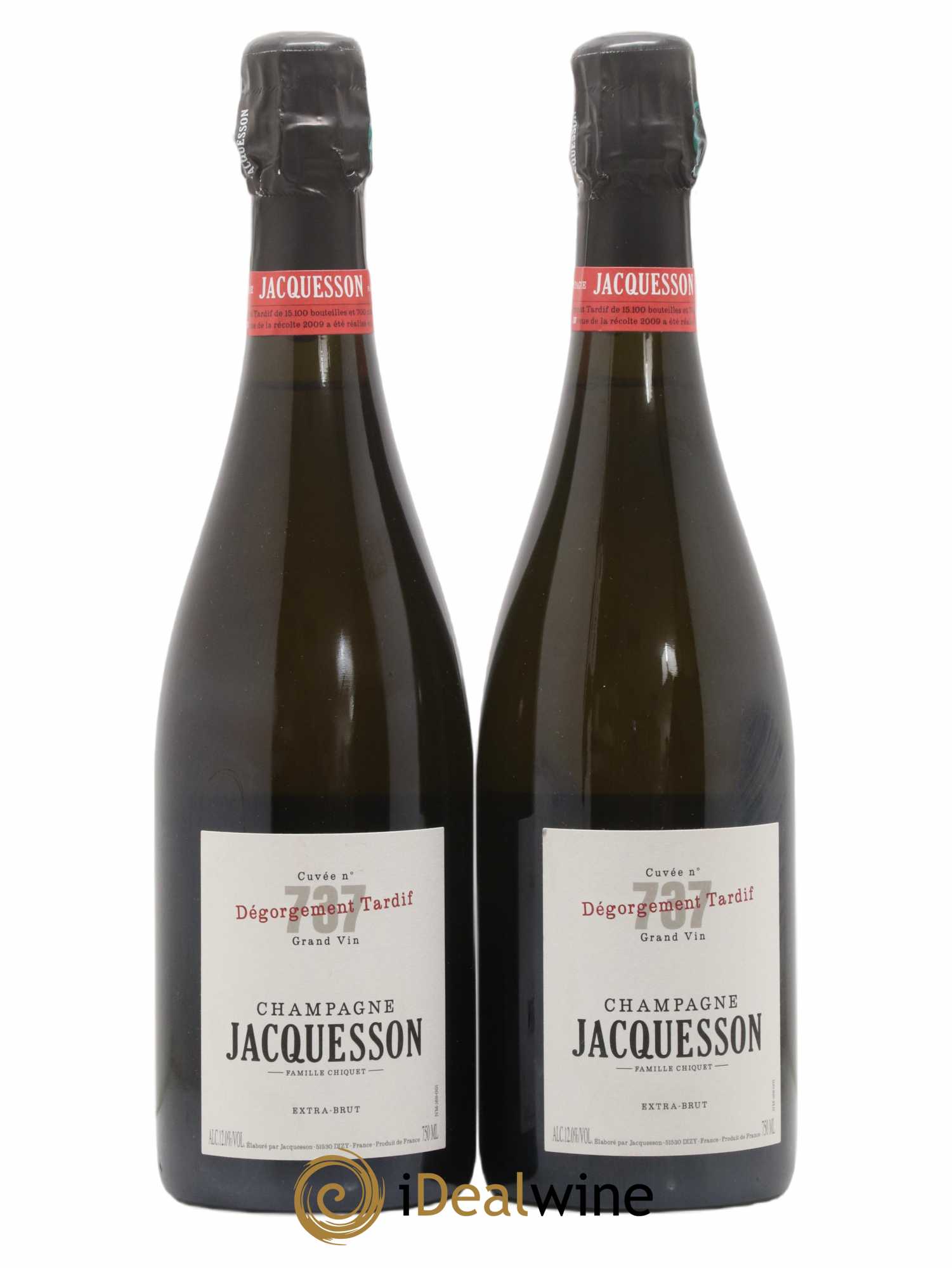 Cuvée 737 Dégorgement Tardif Extra-Brut Jacquesson - Lot de 2 bouteilles - 0