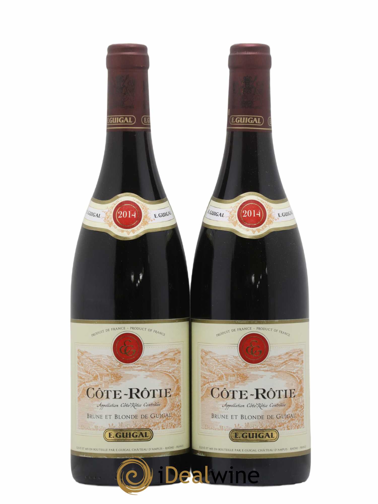 Côte-Rôtie Côtes Brune et Blonde Guigal 2014 - Lot de 2 bouteilles - 0