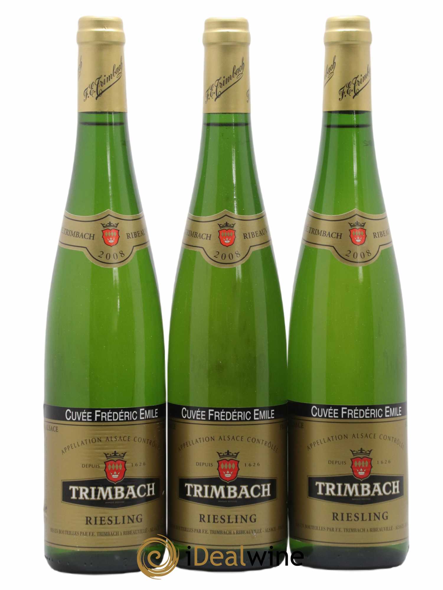 Alsace Riesling Cuvée Frédéric Emile Trimbach (Domaine) 2008 - Lot de 3 bouteilles - 0