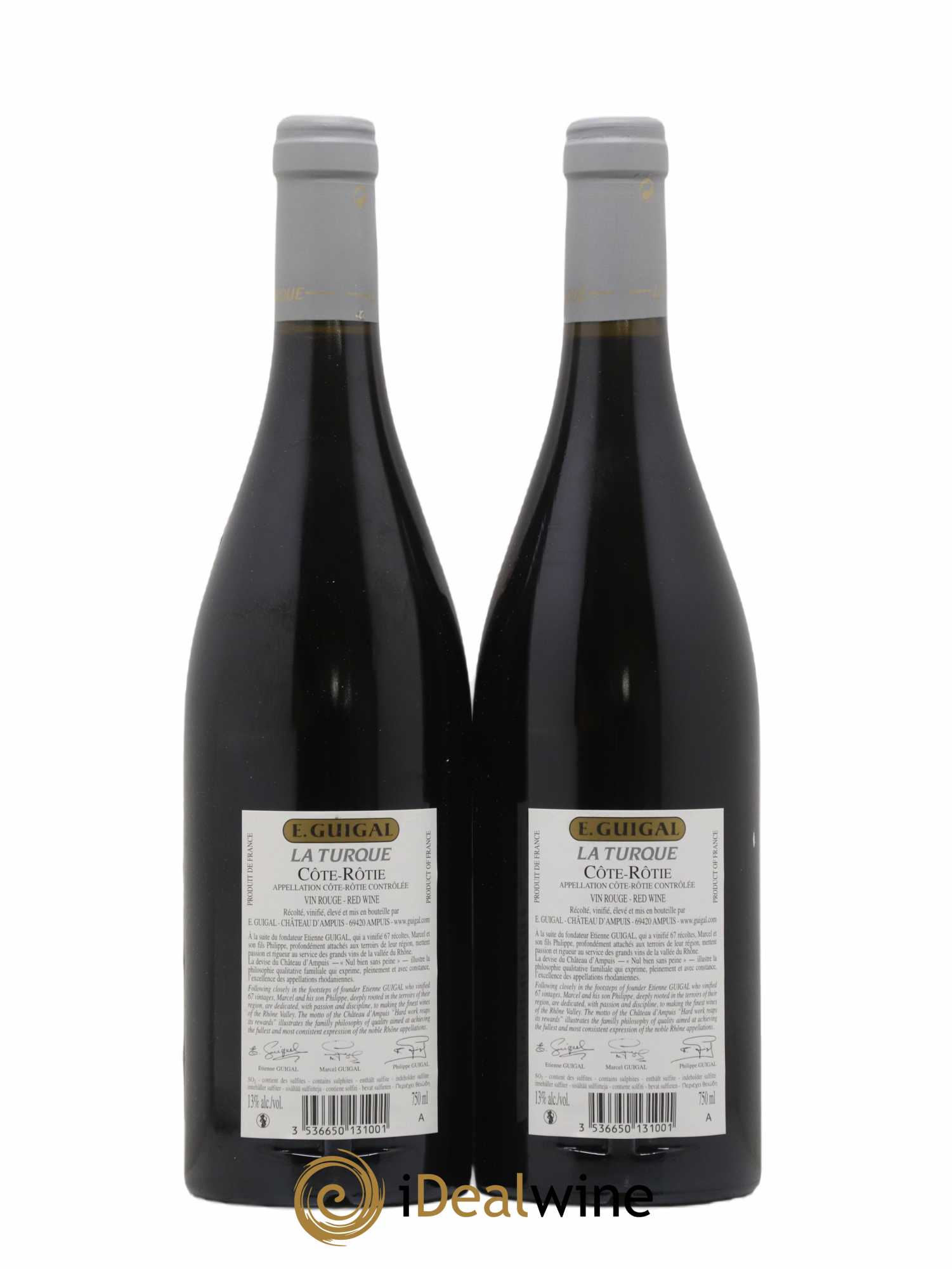 Côte-Rôtie La Turque Guigal 2011 - Lot de 2 bouteilles - 1
