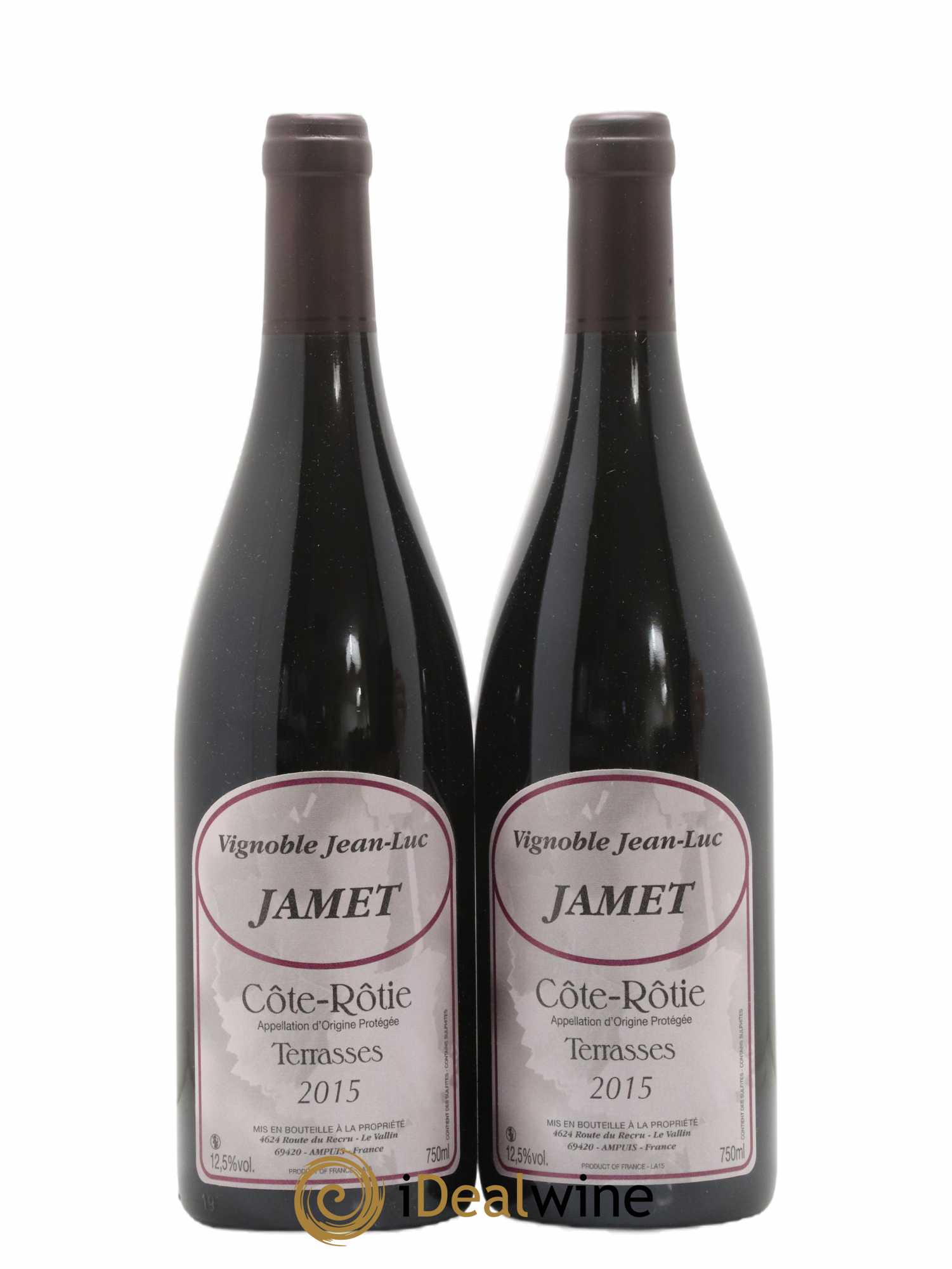 Côte-Rôtie Terrasses Jean-Luc Jamet (Domaine) 2015 - Lot de 2 bouteilles - 0