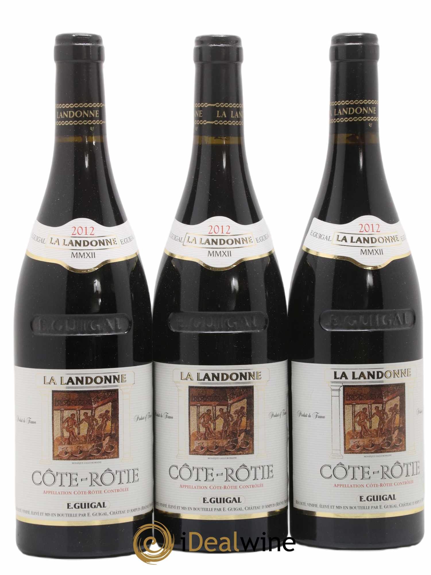 Côte-Rôtie La Landonne Guigal 2012 - Lot of 3 bottles - 0