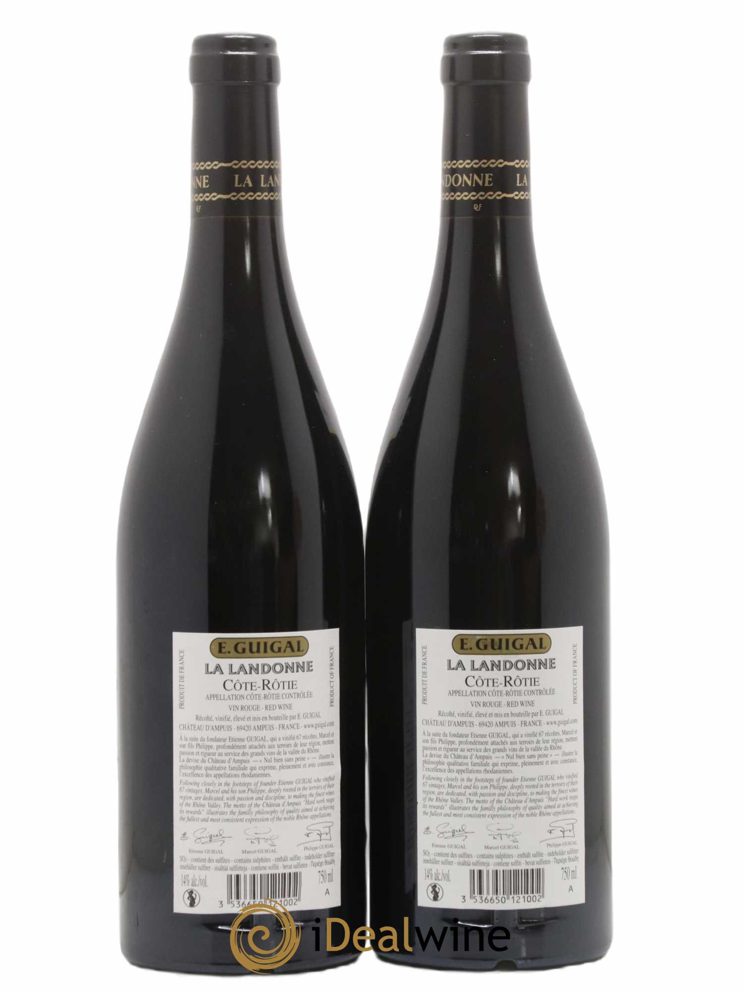 Côte-Rôtie La Landonne Guigal 2017 - Lot de 2 bouteilles - 1