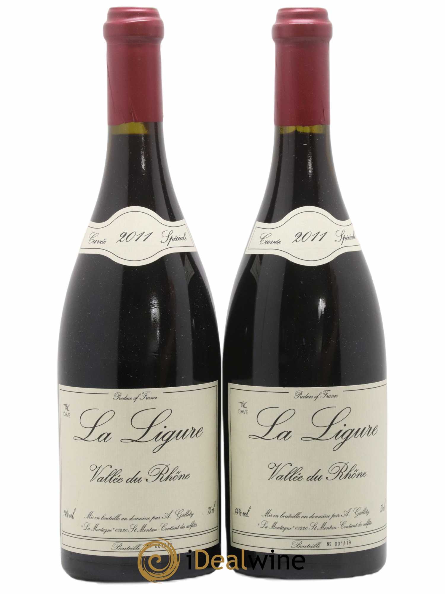Côtes du Vivarais La Ligure Gallety (Domaine) 2011 - Lot de 2 bouteilles - 0