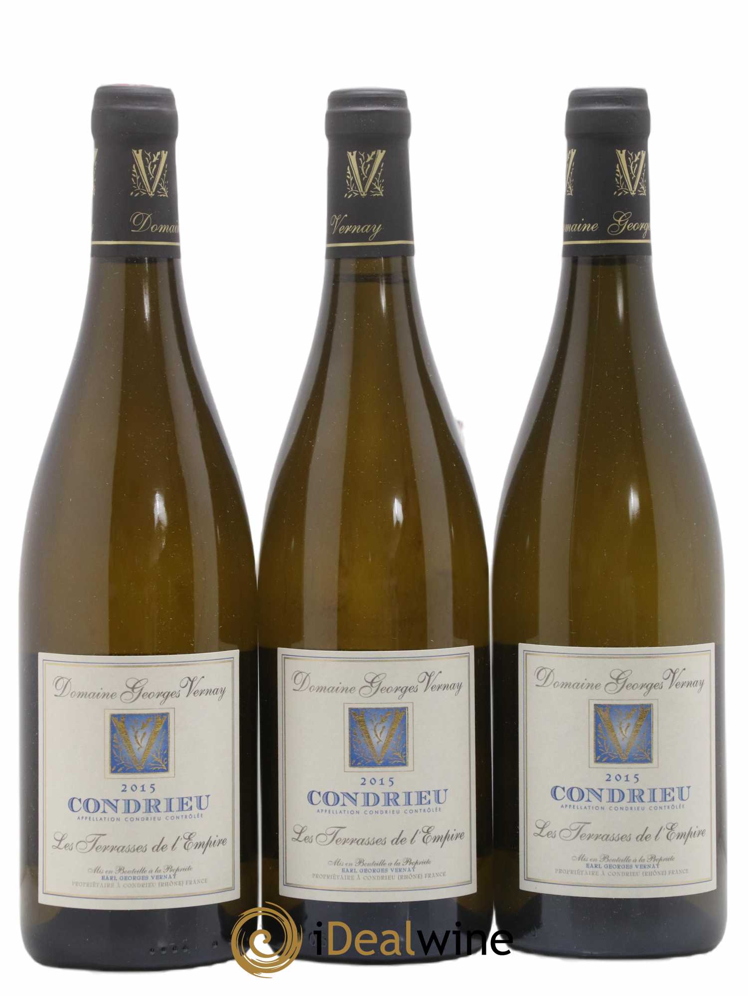 Condrieu Terrasses de l'Empire Georges Vernay 2015 - Lot de 3 bouteilles - 0