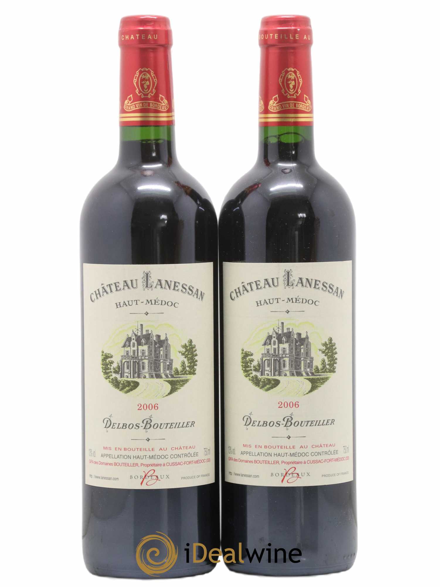 Château Lanessan Cru Bourgeois 2006 - Lot de 2 bouteilles - 0