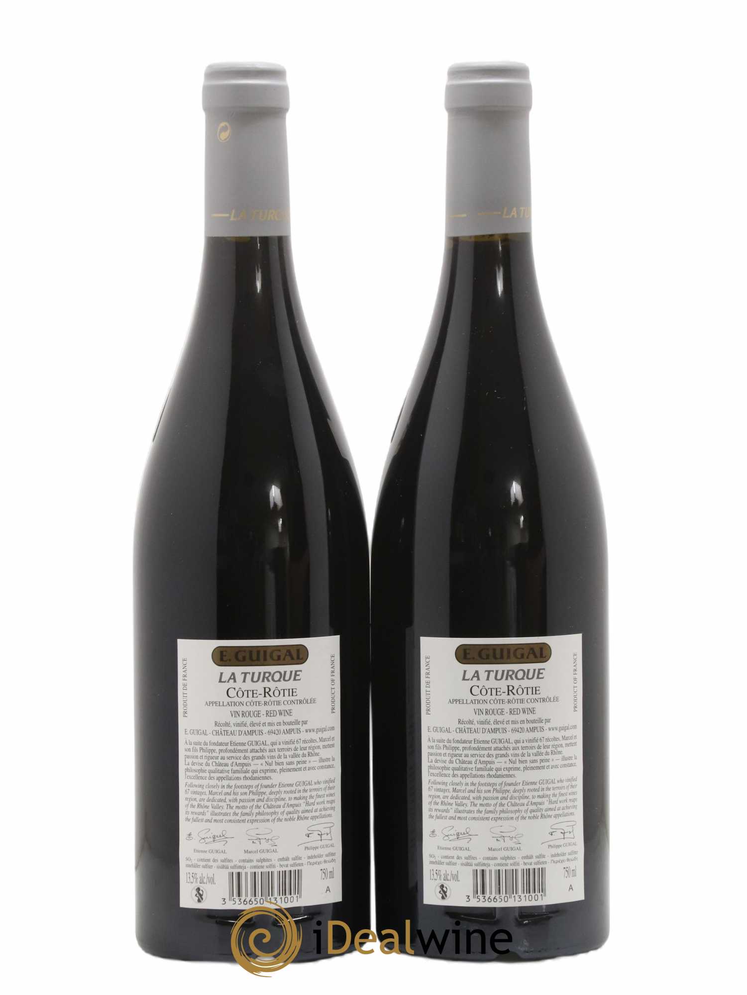 Côte-Rôtie La Turque Guigal 2016 - Lot de 2 bouteilles - 1